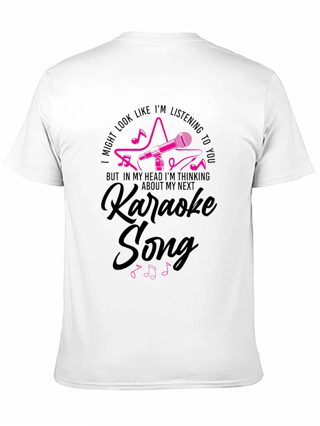 Karaoke Song T-Shirt - Music Lover Tee