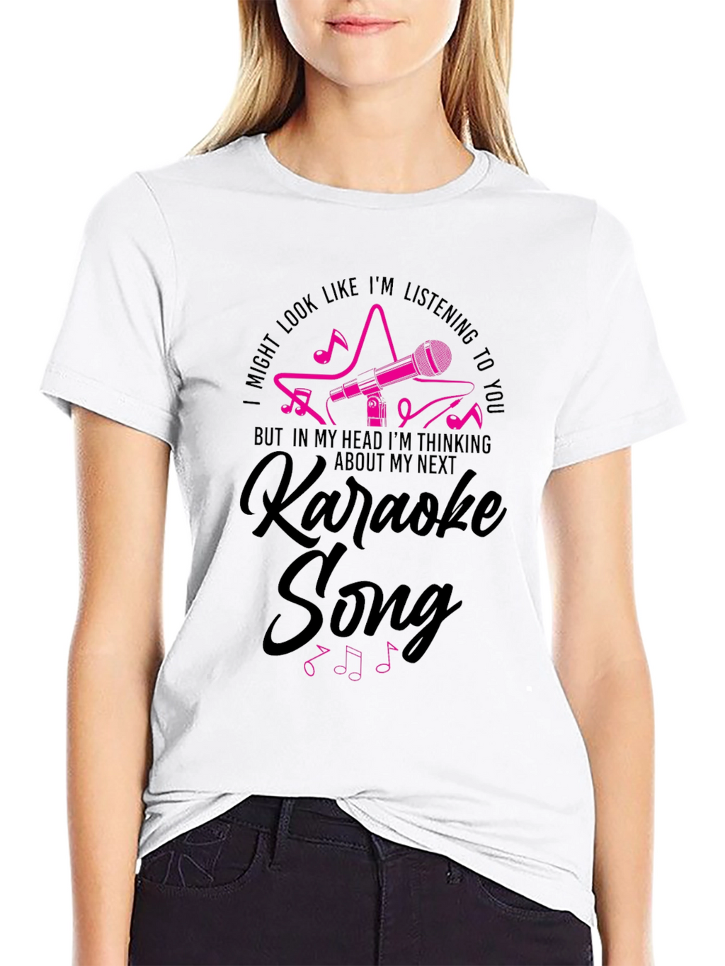 Karaoke Song T-Shirt - Music Lover Tee