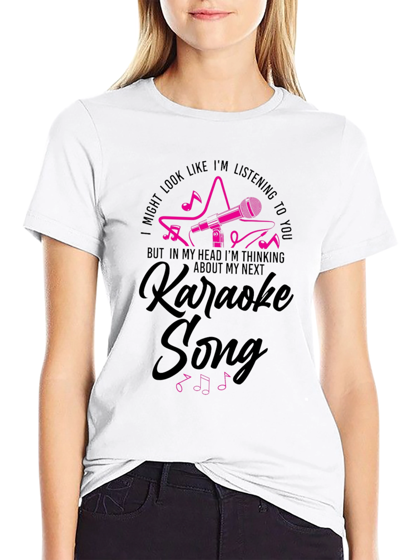Karaoke Song T-Shirt - Music Lover Tee