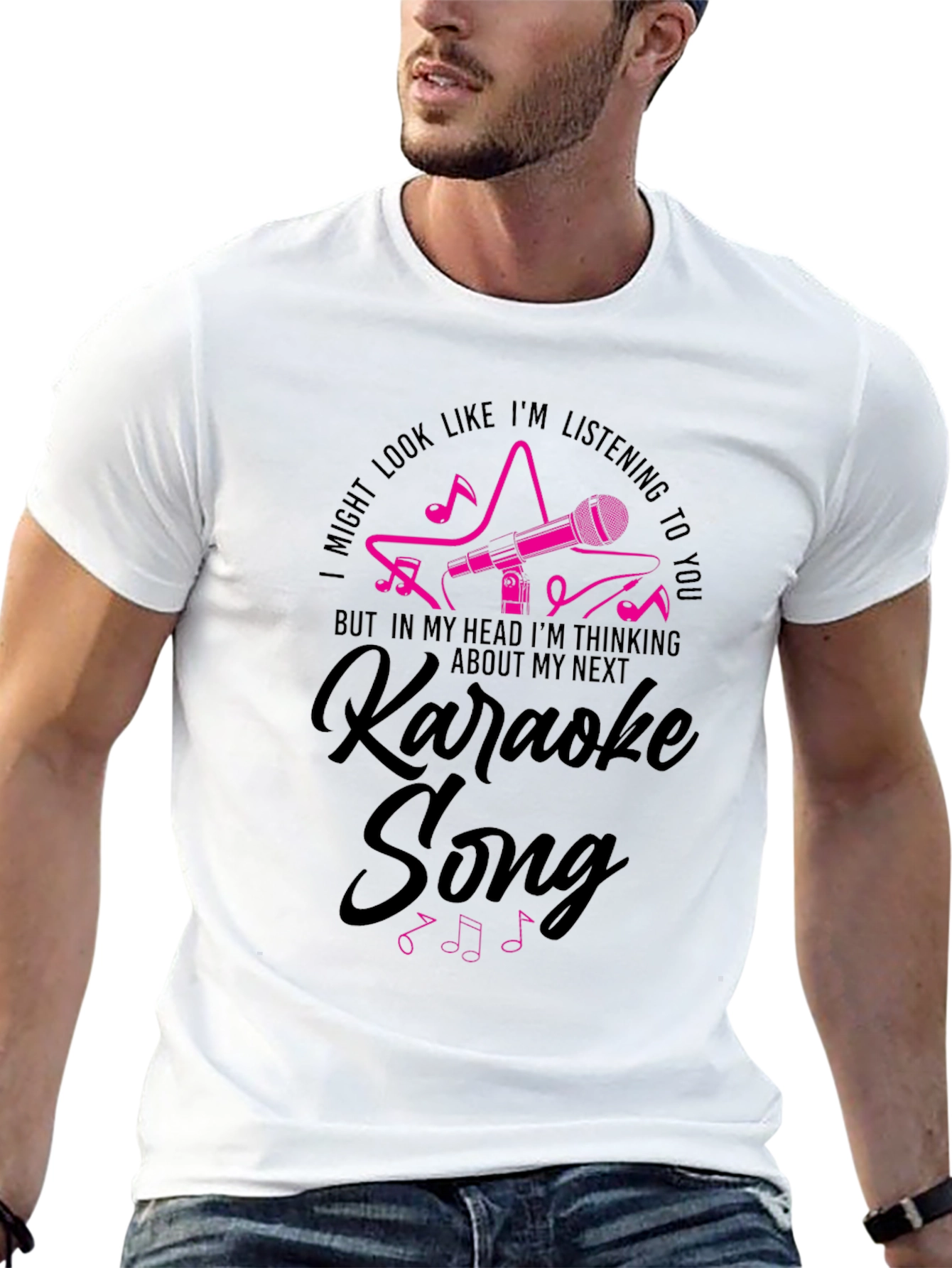 Karaoke Song T-Shirt - Music Lover Tee