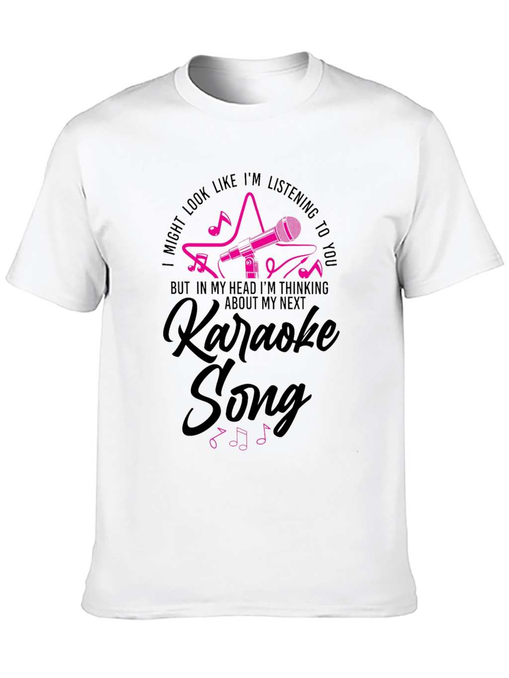 Karaoke Song T-Shirt - Music Lover Tee