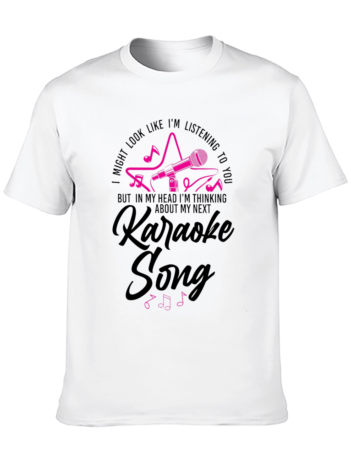 Karaoke Song T-Shirt - Music Lover Tee