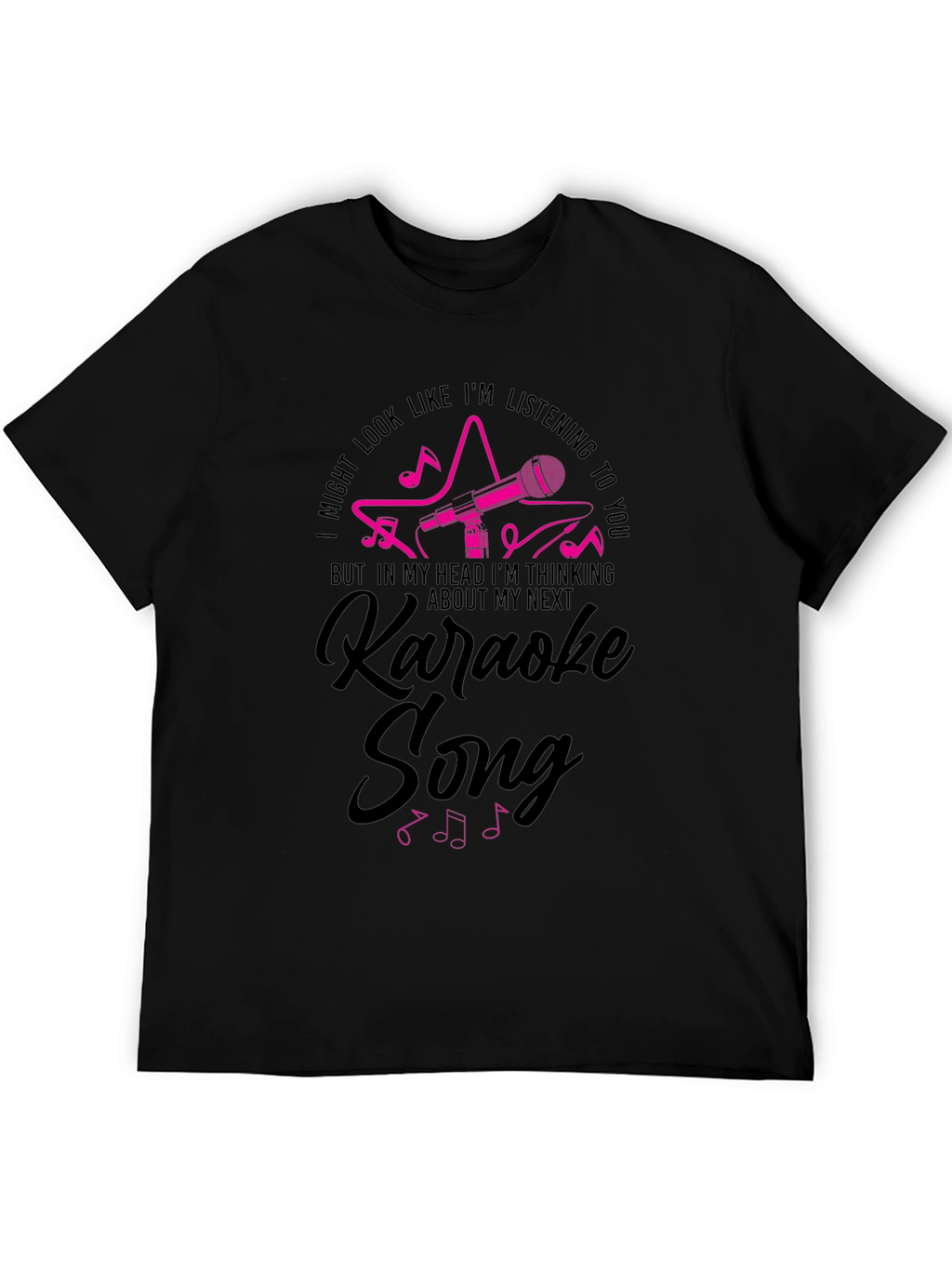 Karaoke Song T-Shirt - Music Lover Tee