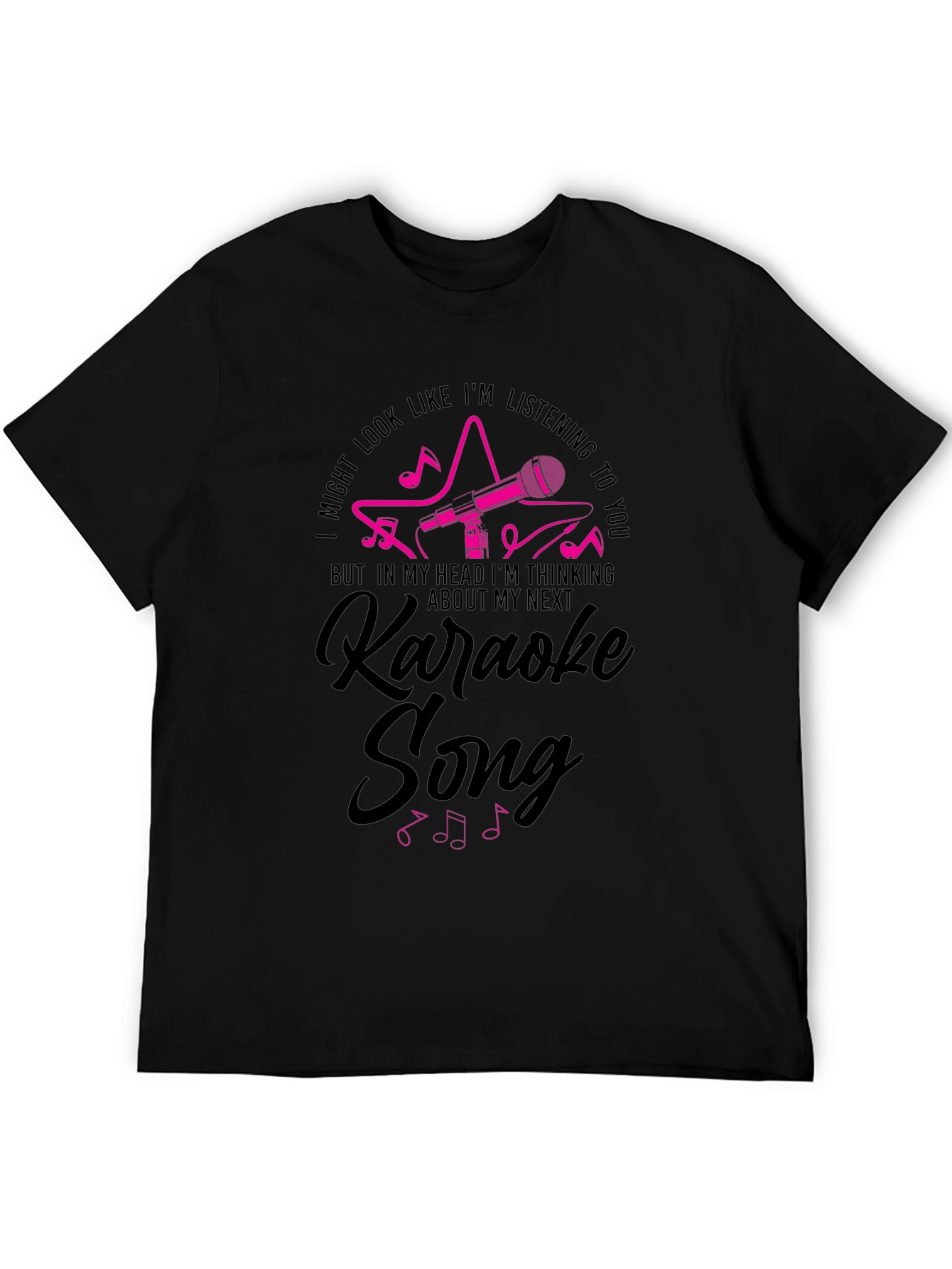 Karaoke Song T-Shirt - Music Lover Tee