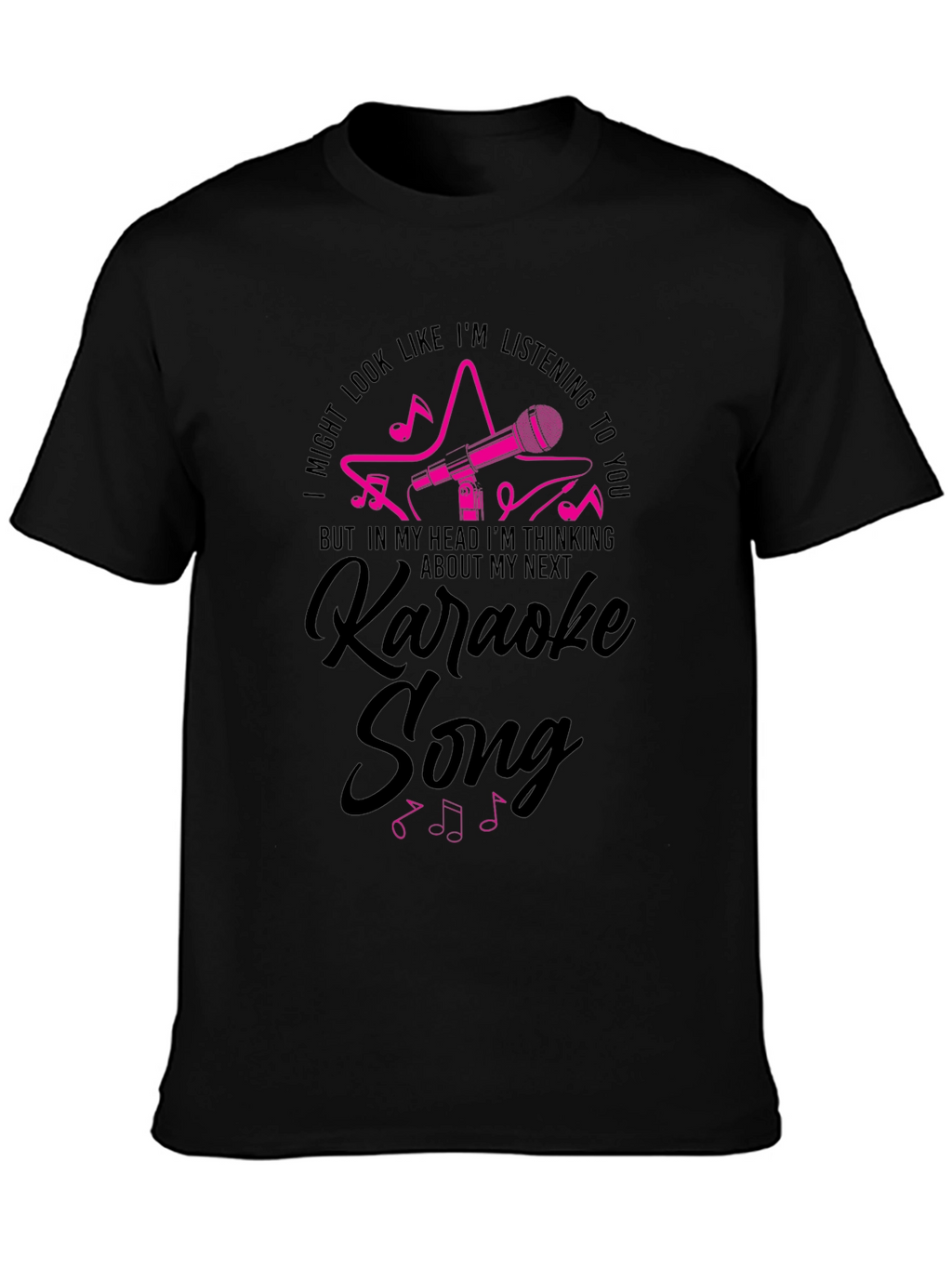 Karaoke Song T-Shirt - Music Lover Tee