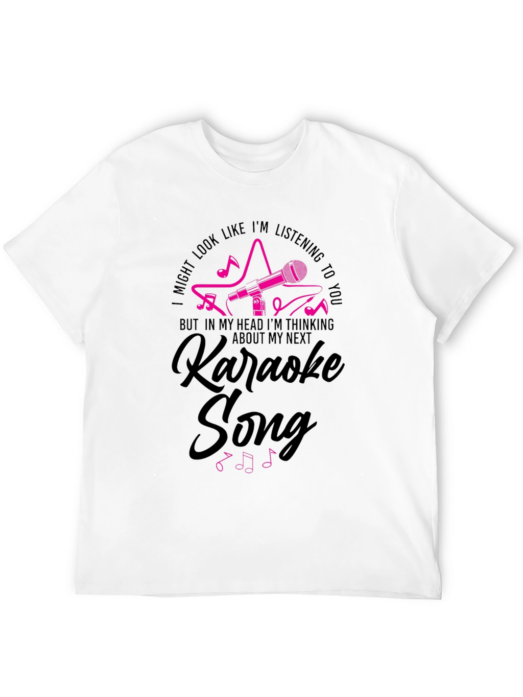 Karaoke Song T-Shirt - Music Lover Tee