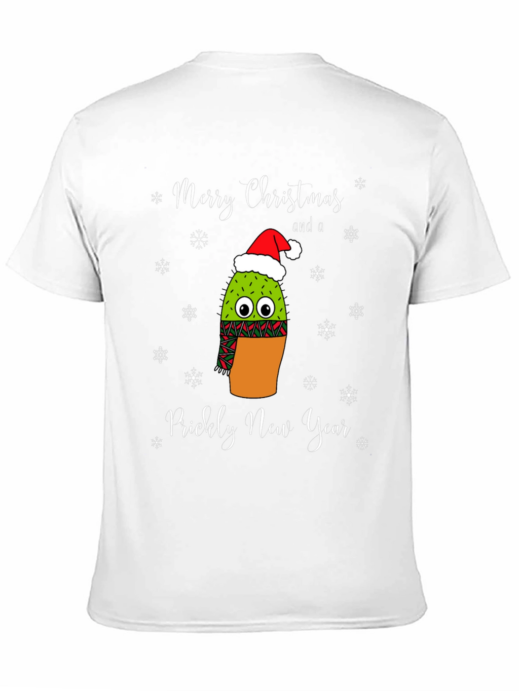 Prickly New Year Christmas Cactus T-Shirt