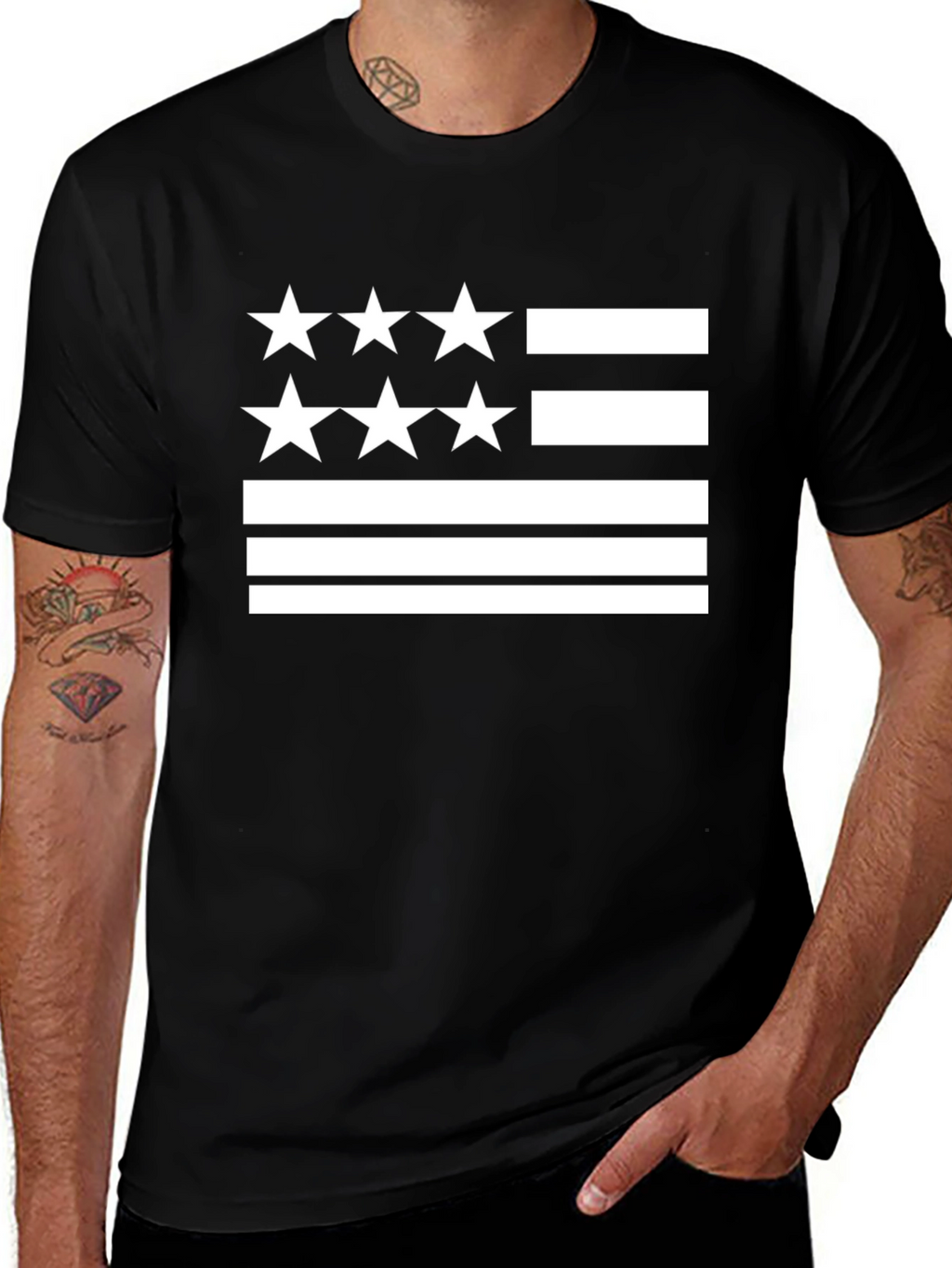 Seven Stars & Stripes T-Shirt