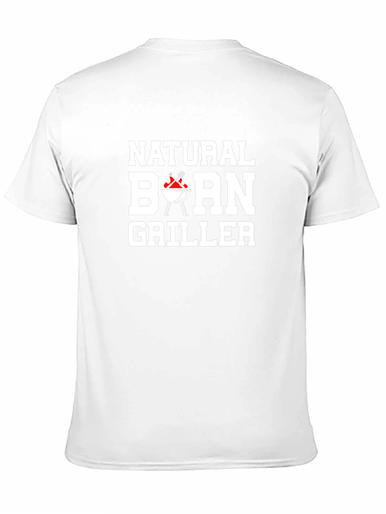 Natural Born Griller T-Shirt BBQ Gift