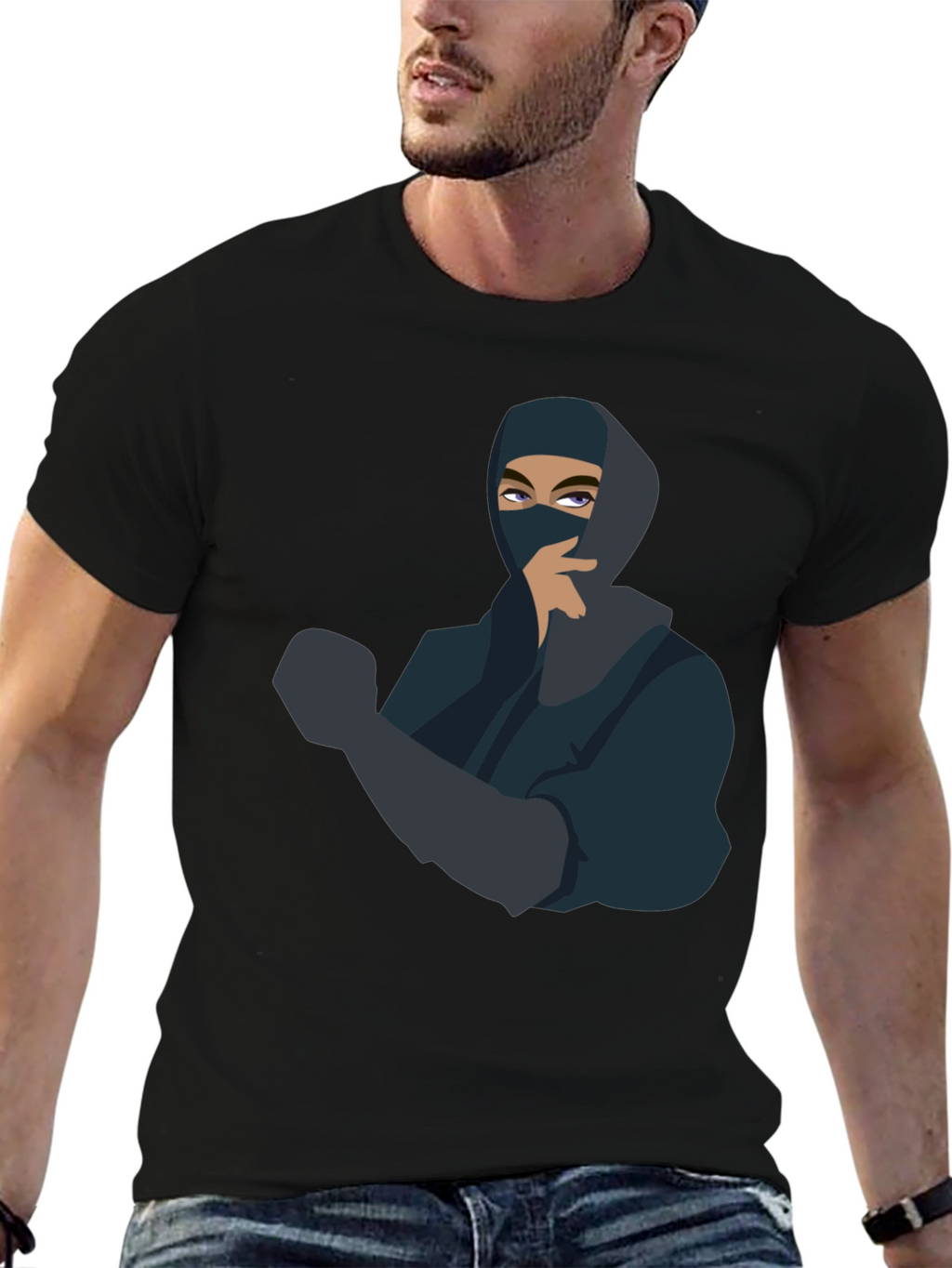 Ninja Graphic Tee - Urban Style