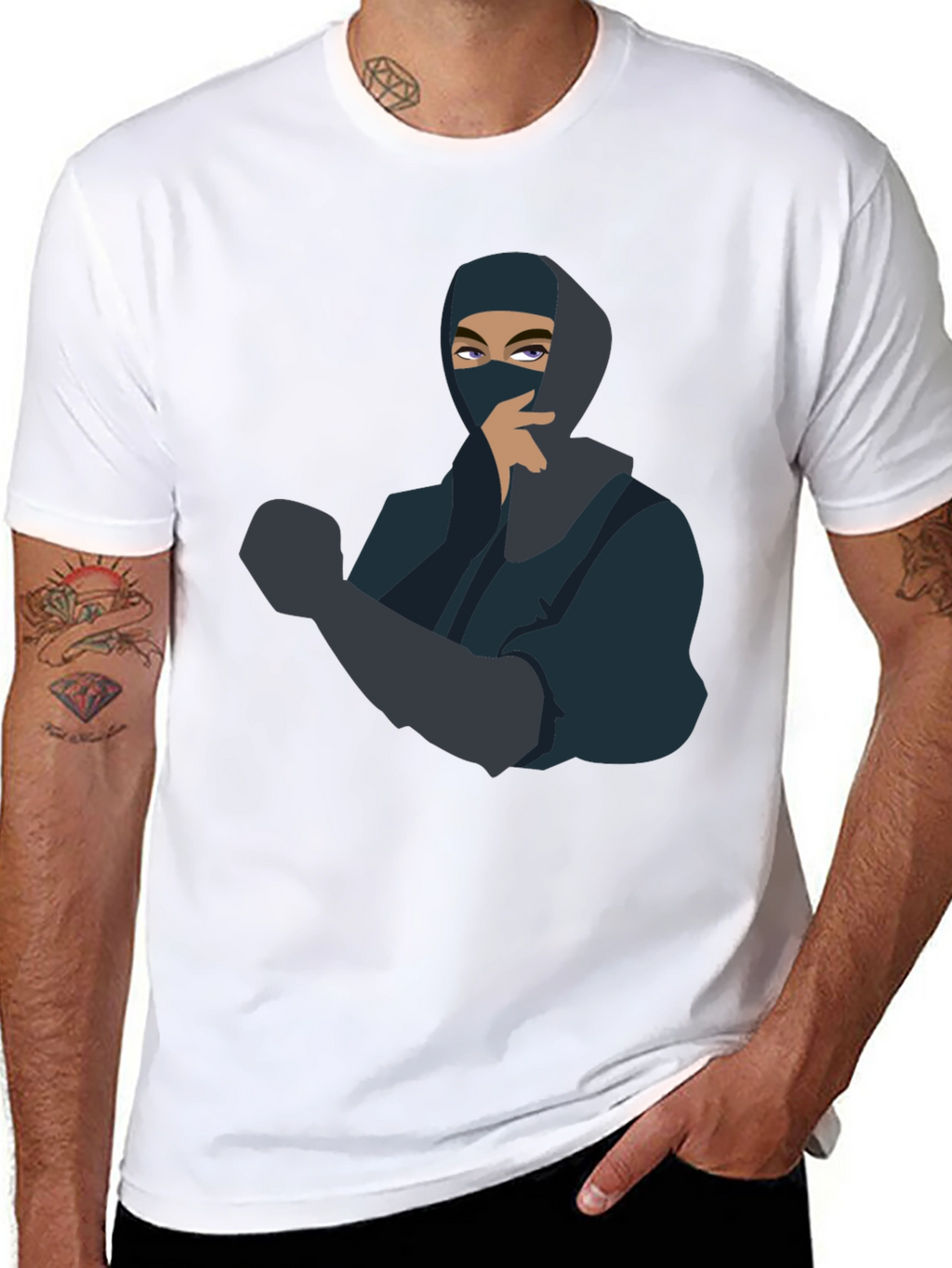 Ninja Graphic Tee - Urban Style