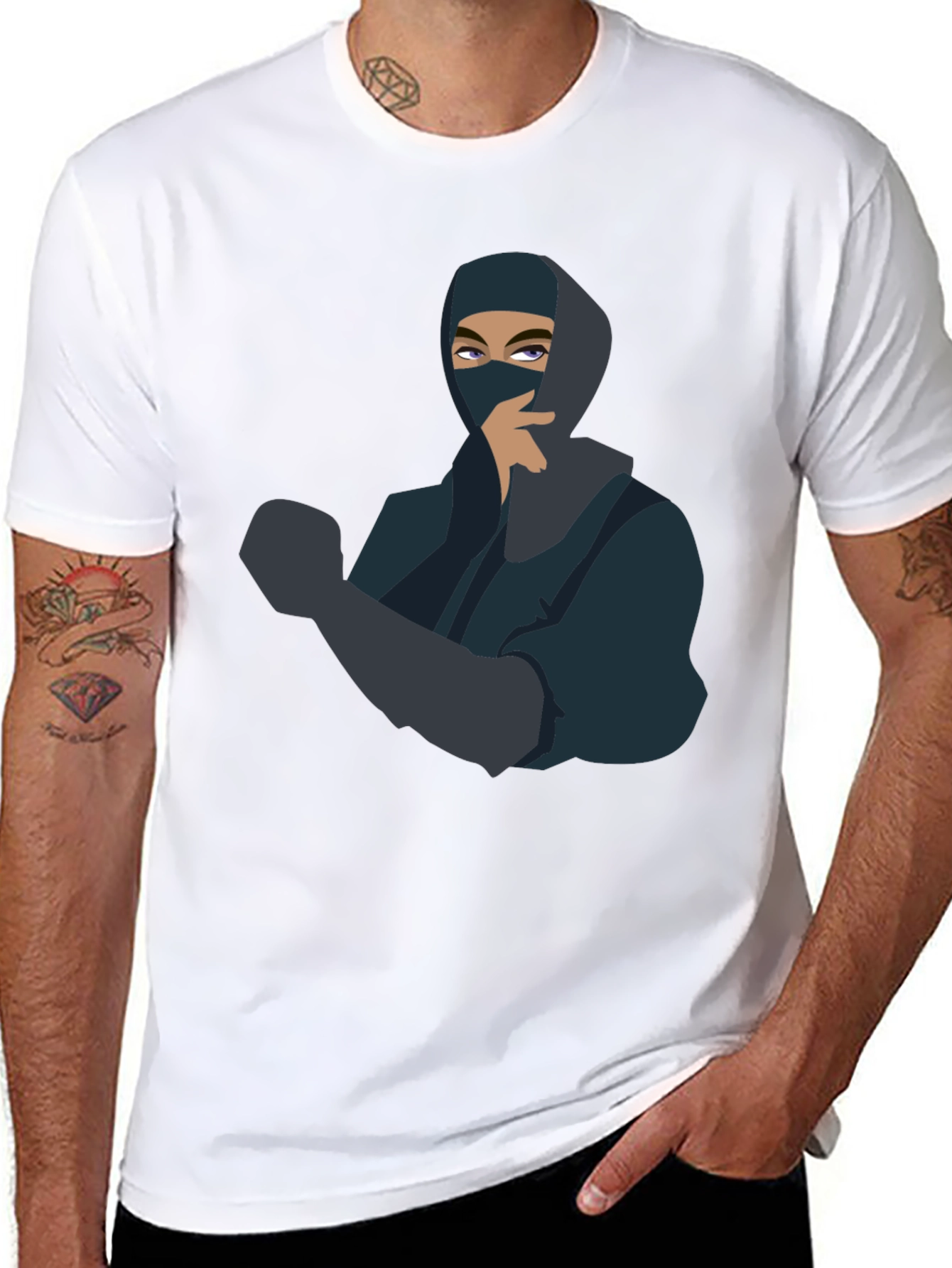 Ninja Graphic Tee - Urban Style