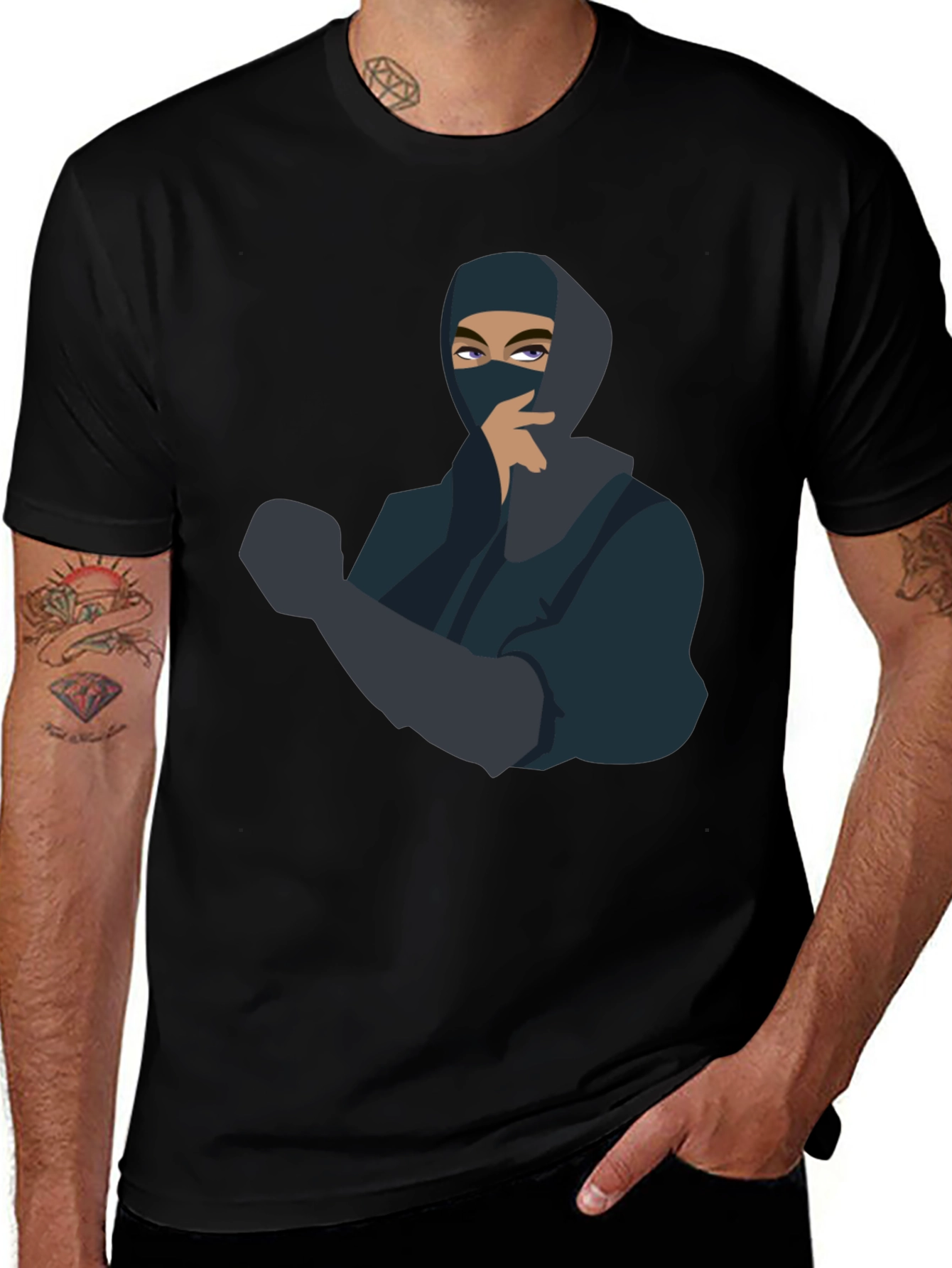 Ninja Graphic Tee - Urban Style