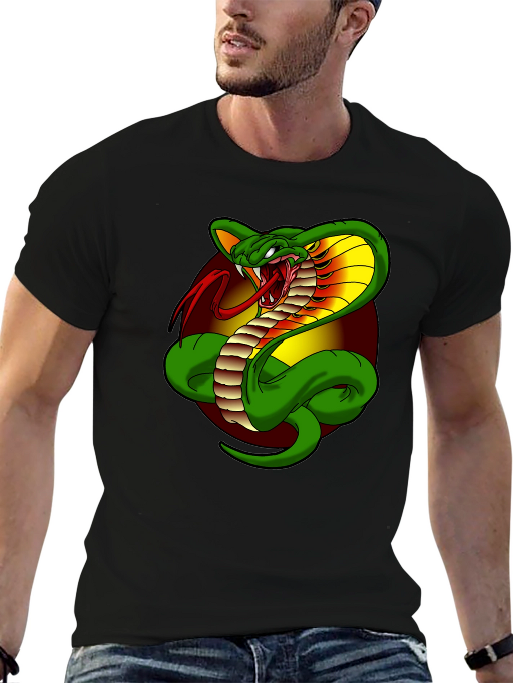 Cobra Graphic Tee - Mens Black T-Shirt