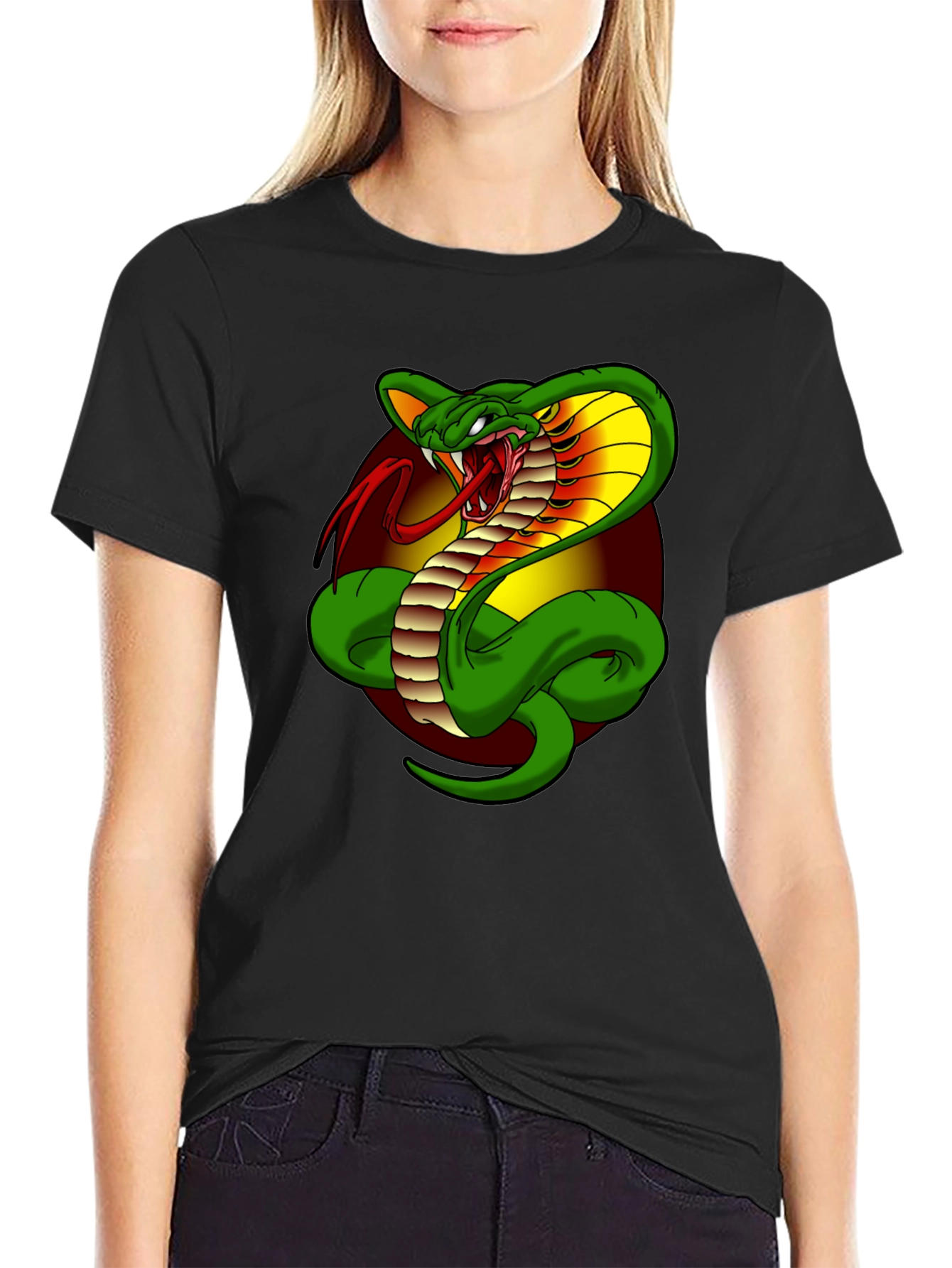 Cobra Graphic Tee - Mens Black T-Shirt