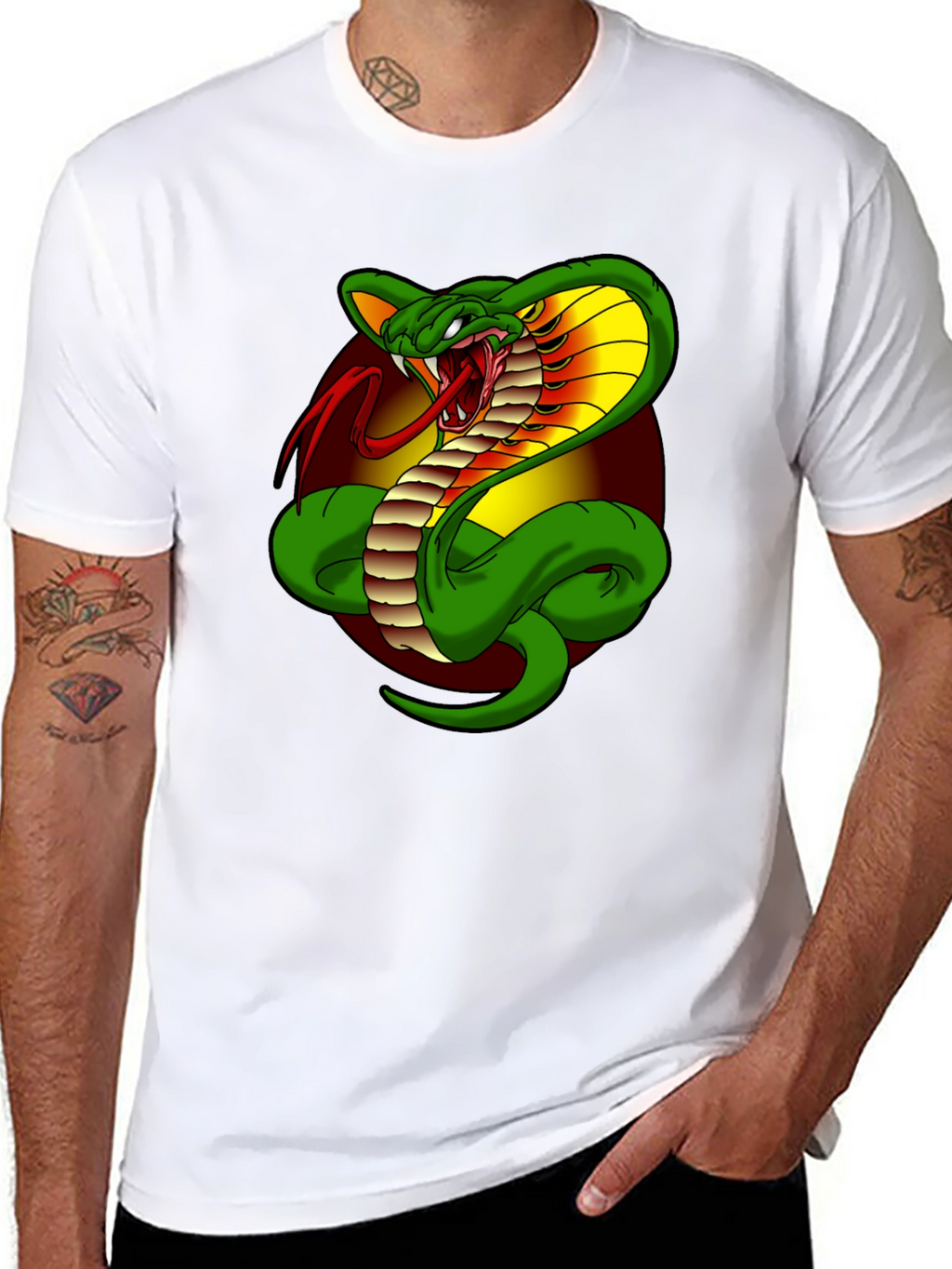 Cobra Graphic Tee - Mens Black T-Shirt