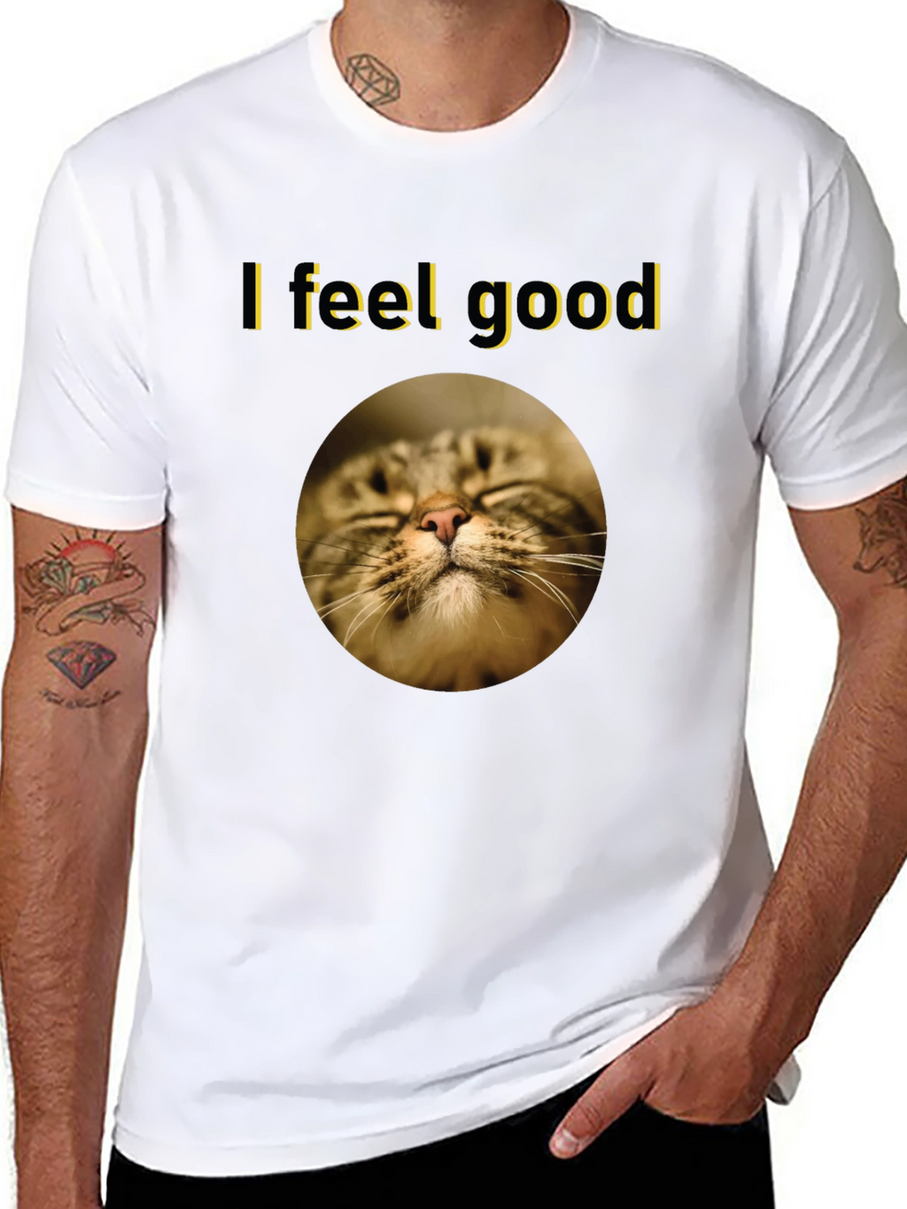 I Feel Good Cat T-Shirt