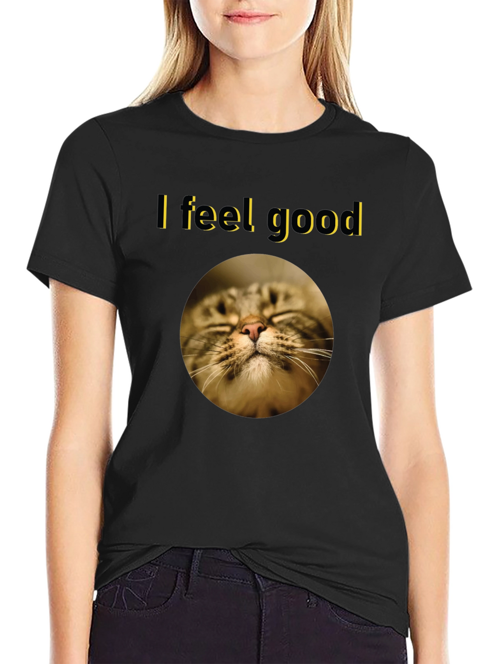 I Feel Good Cat T-Shirt