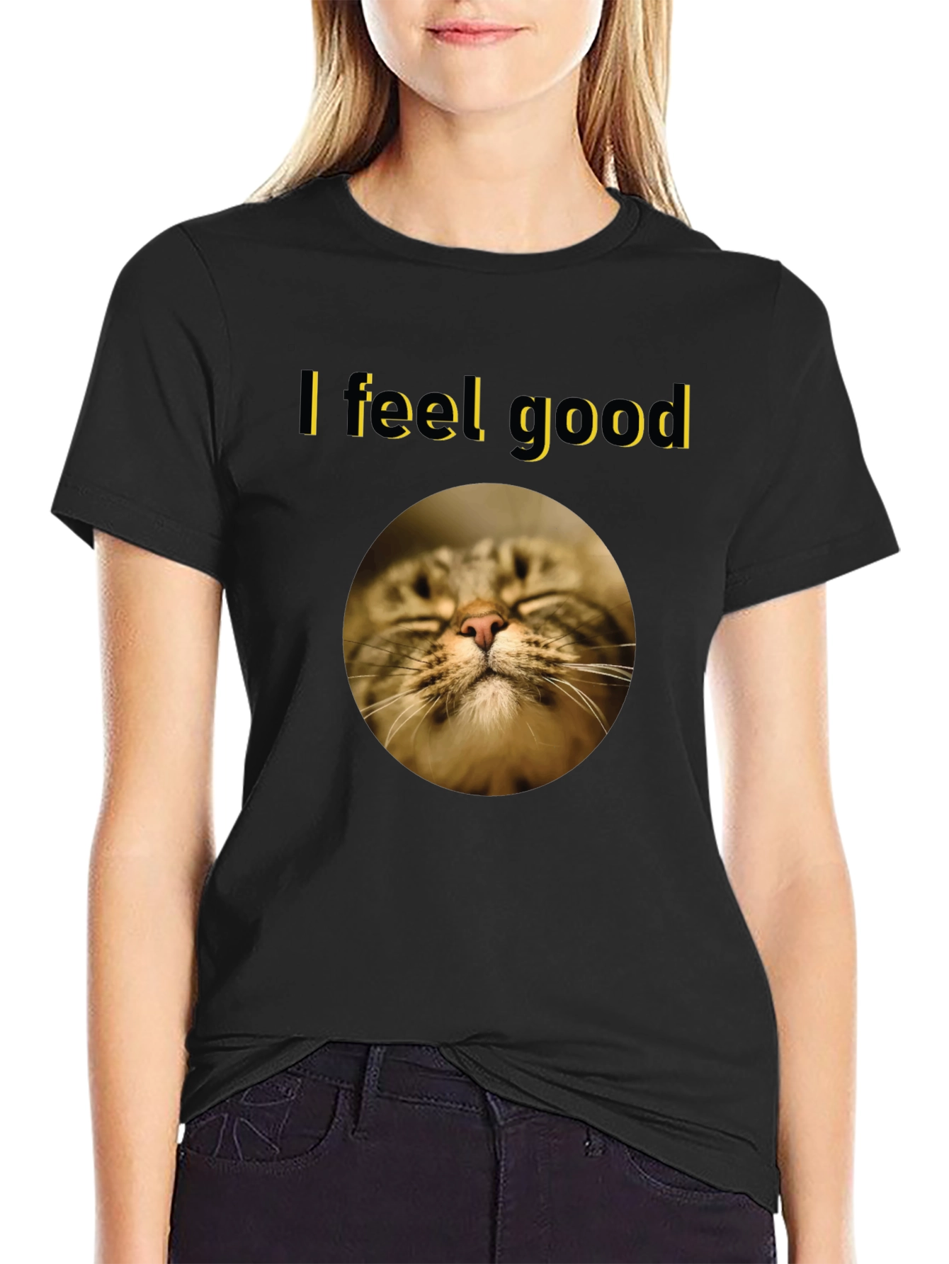 I Feel Good Cat T-Shirt