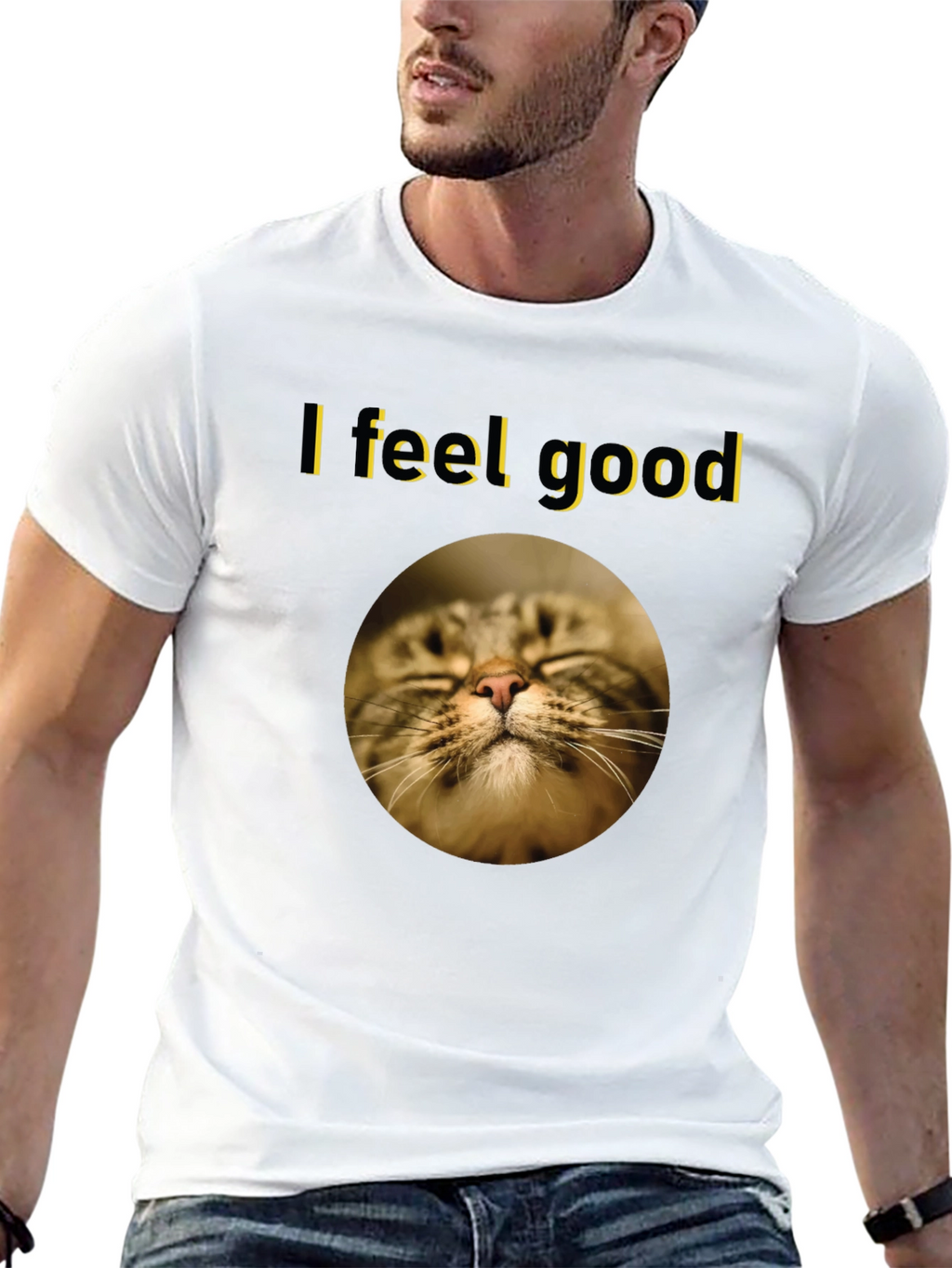 I Feel Good Cat T-Shirt