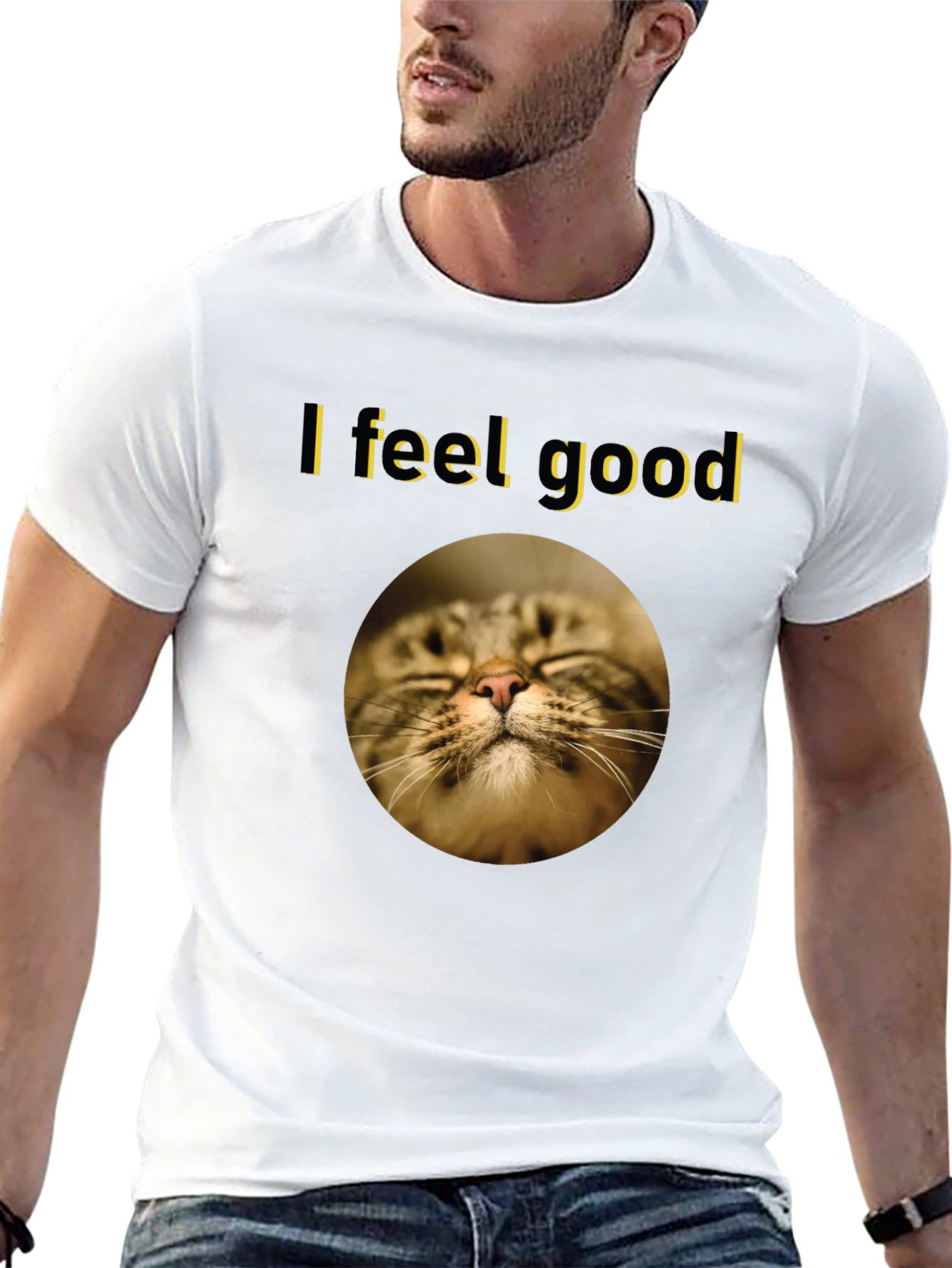 I Feel Good Cat T-Shirt