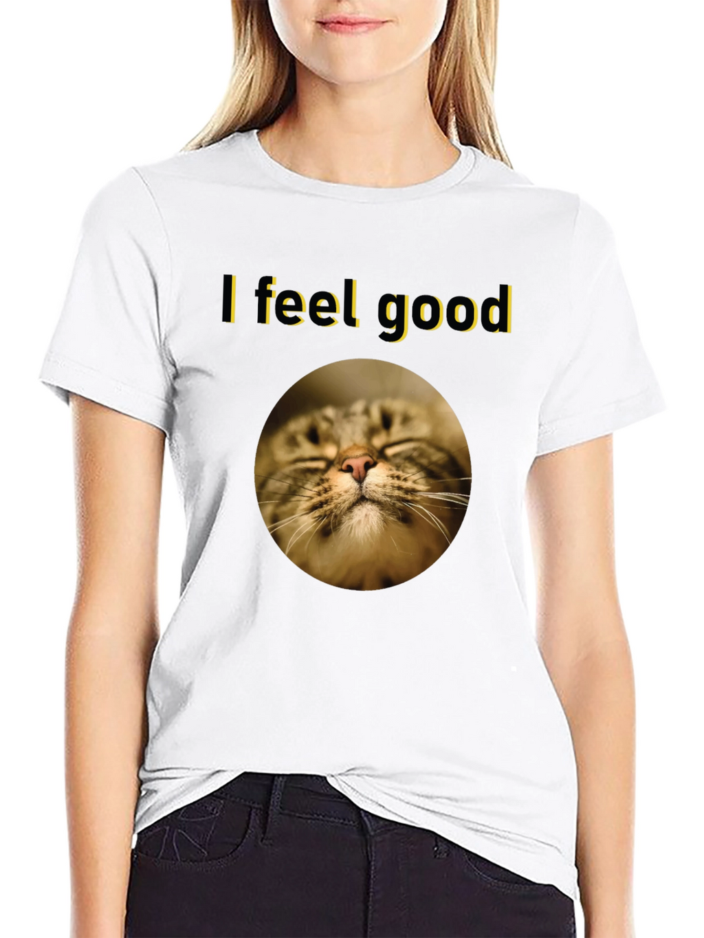 I Feel Good Cat T-Shirt