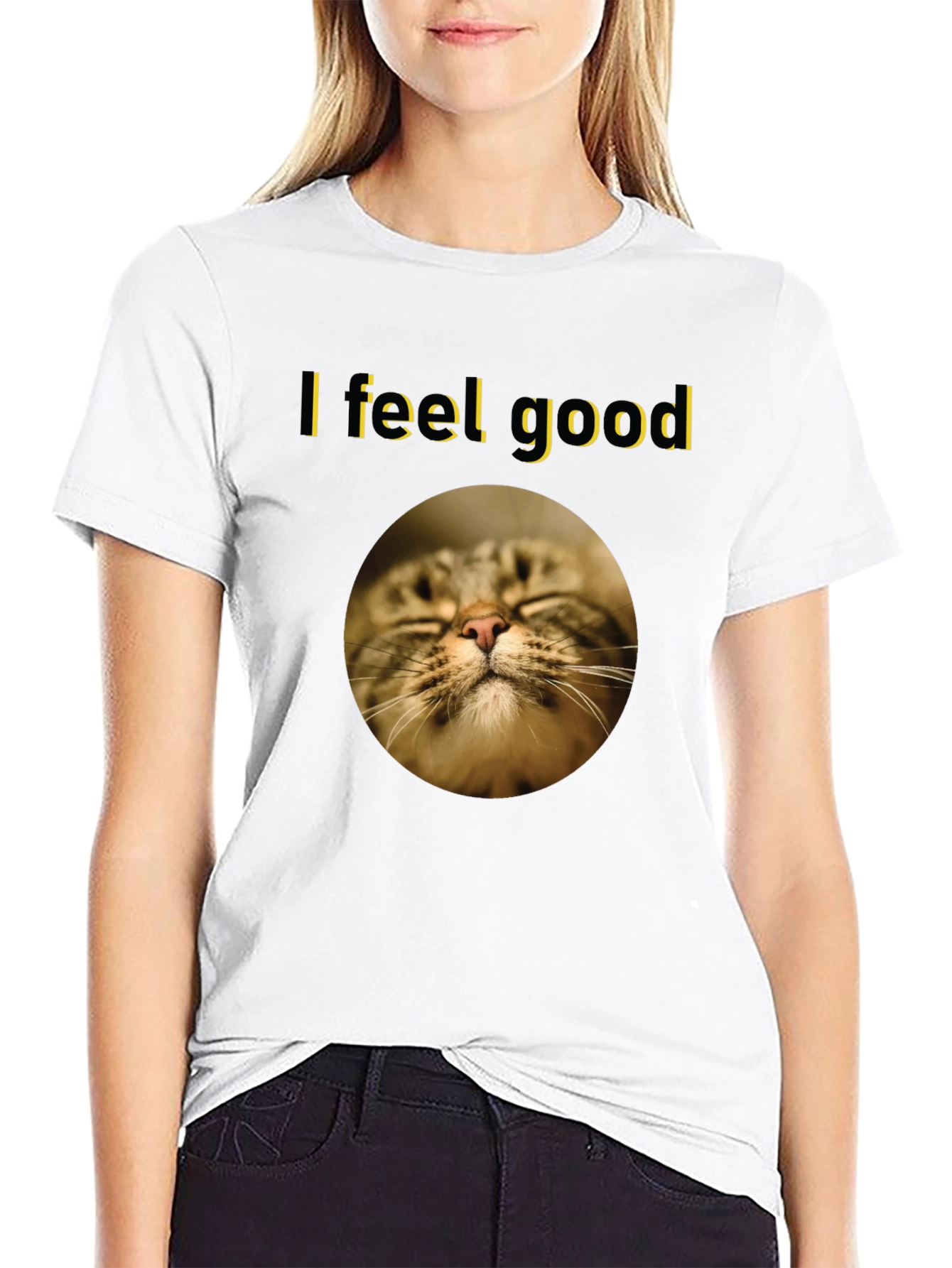 I Feel Good Cat T-Shirt