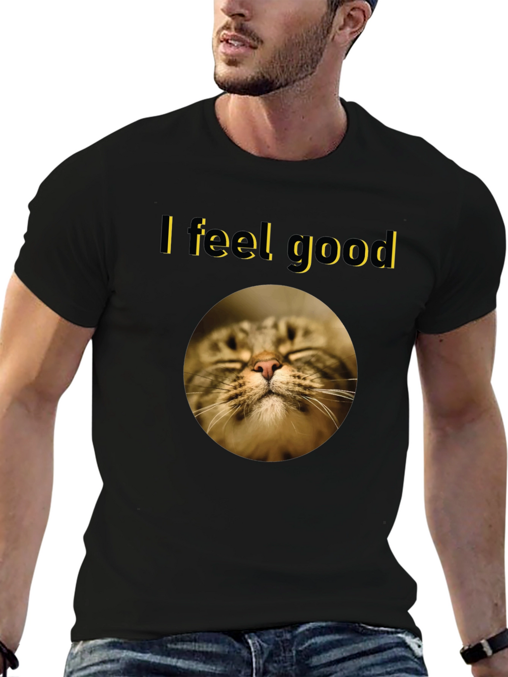I Feel Good Cat T-Shirt