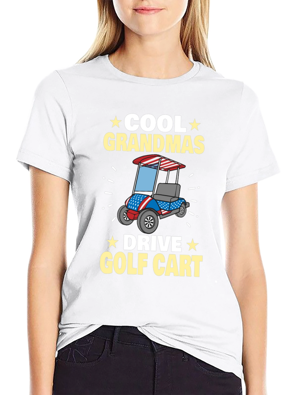 Cool Grandmas Drive Golf Cart T-Shirt