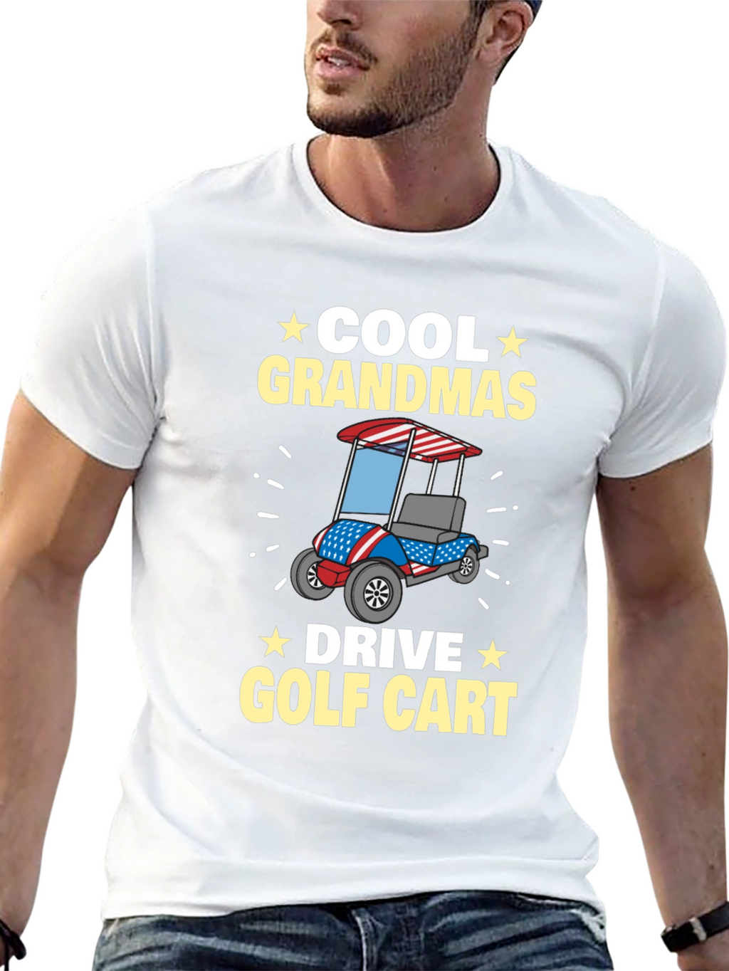 Cool Grandmas Drive Golf Cart T-Shirt