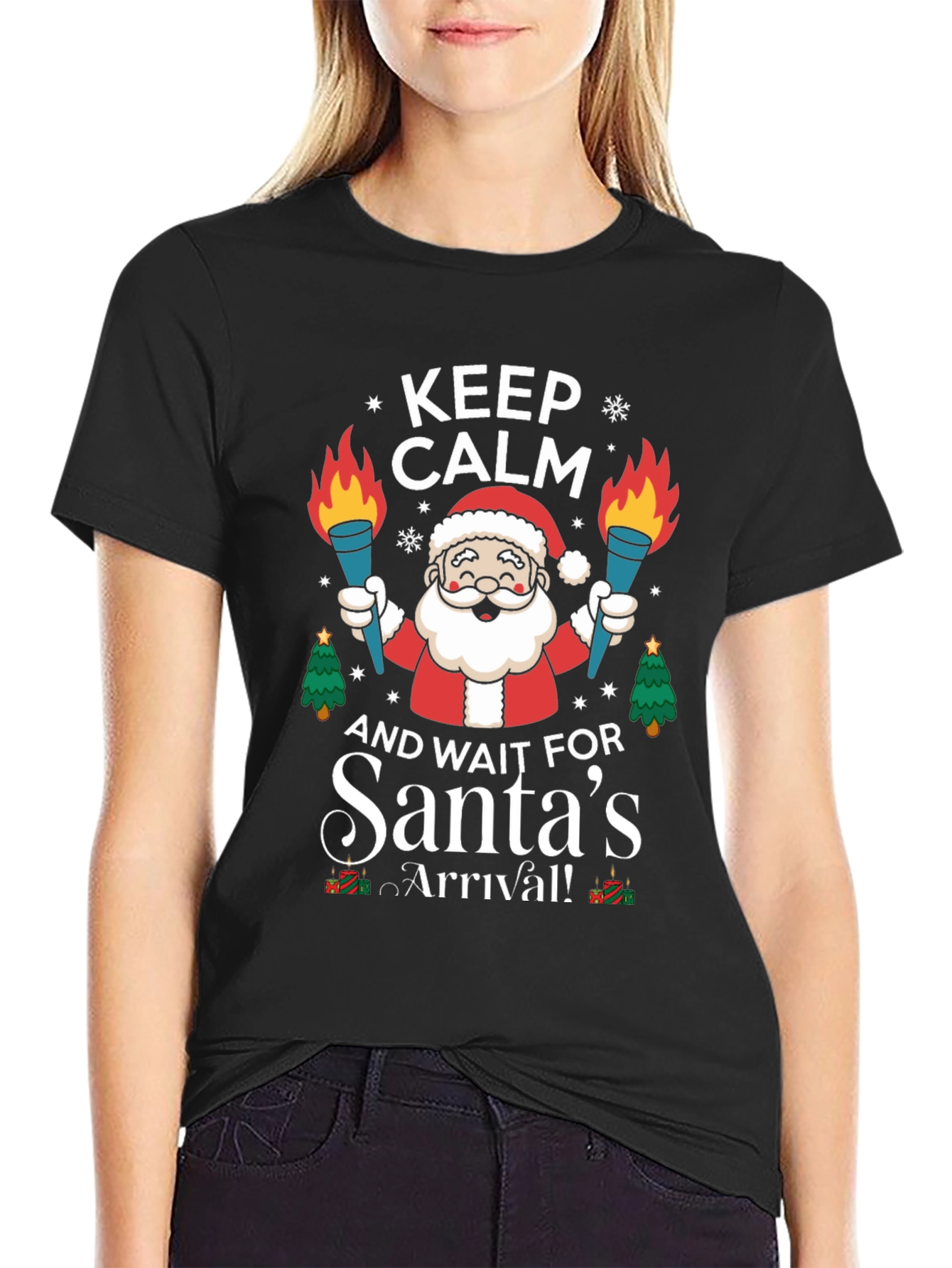 Keep Calm Santas Arrival T-Shirt
