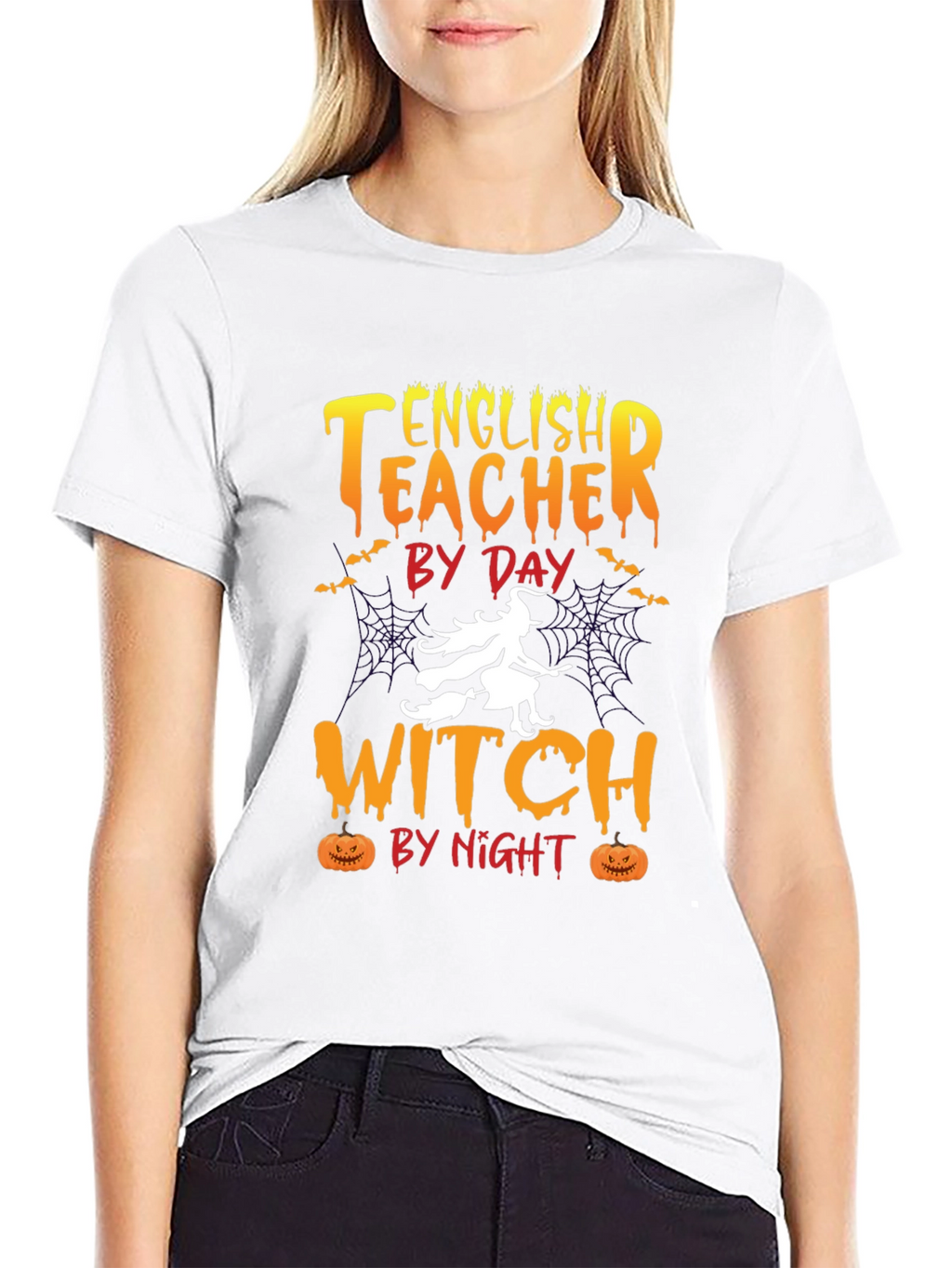 English Teacher Witch T-Shirt - Halloween