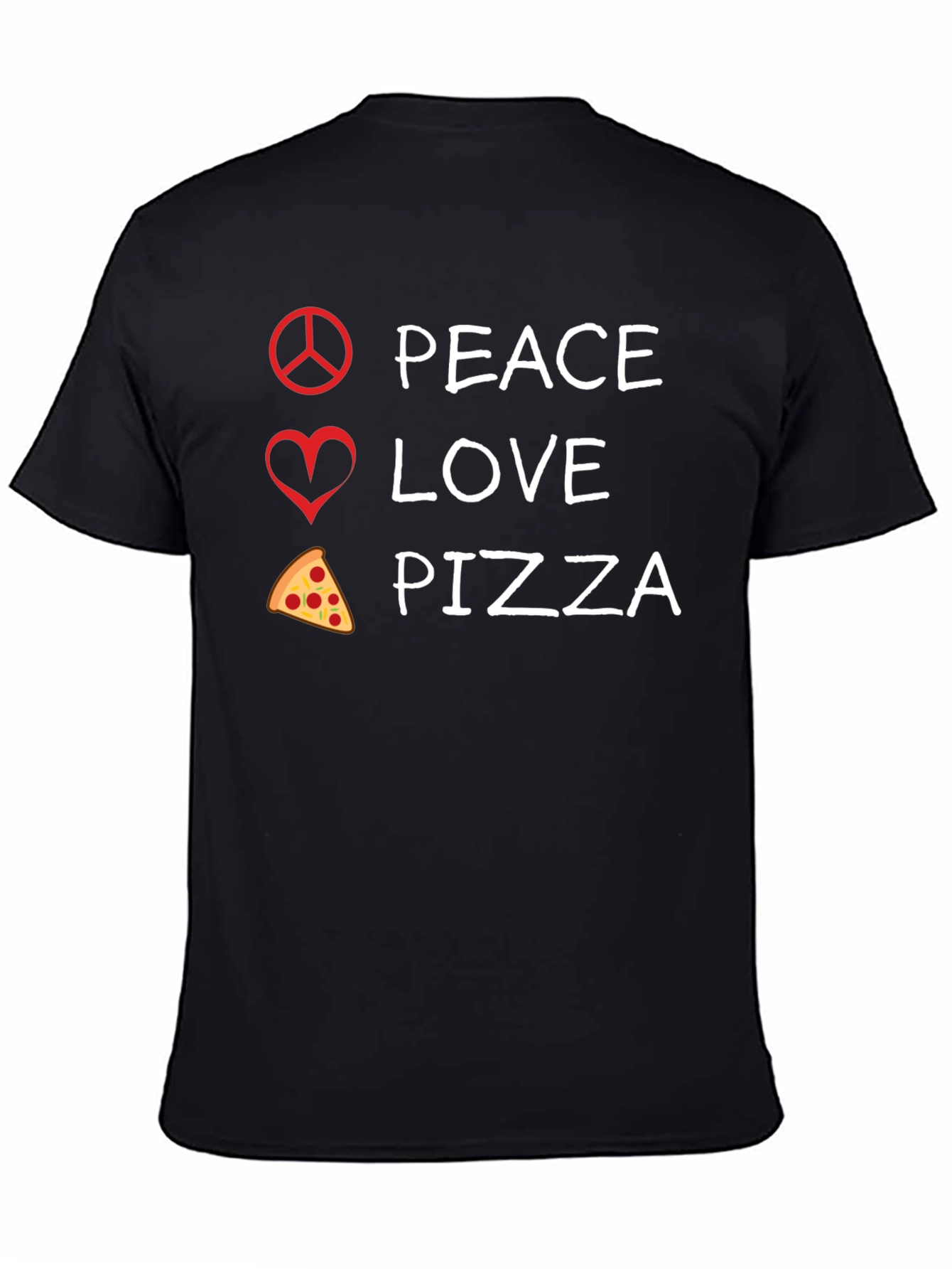 Peace Love Pizza Graphic Tee