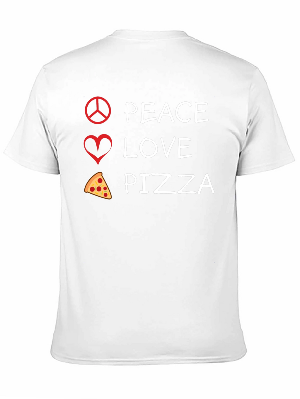 Peace Love Pizza Graphic Tee