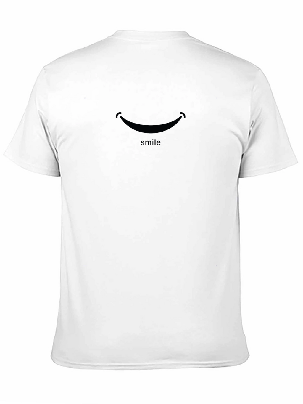 Smile Graphic Black T-Shirt - Comfort & Style