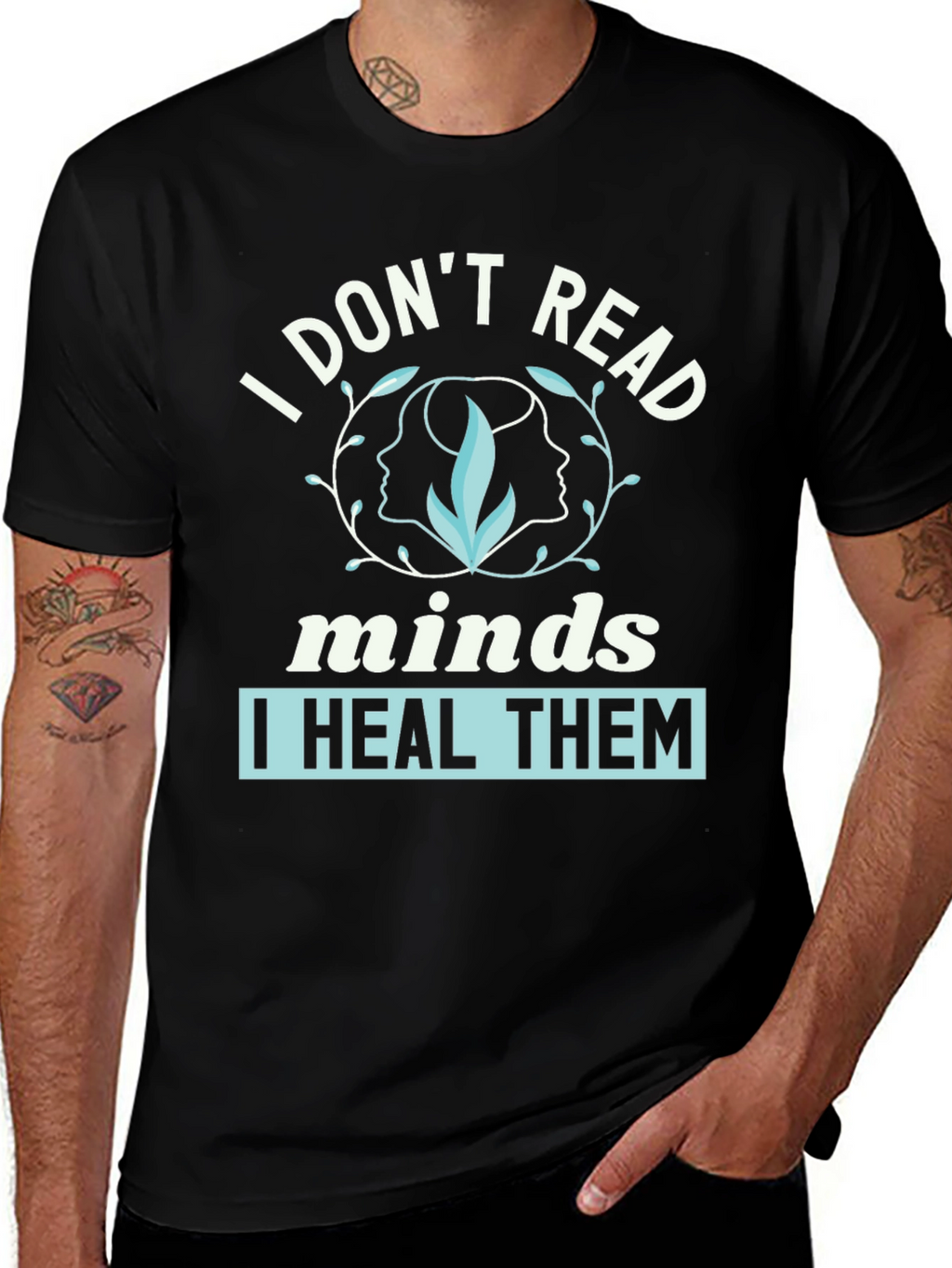 I Dont Read Minds I Heal Them Graphic Tee