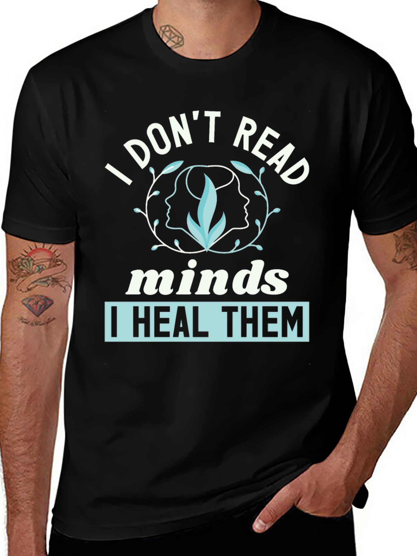 I Dont Read Minds I Heal Them Graphic Tee