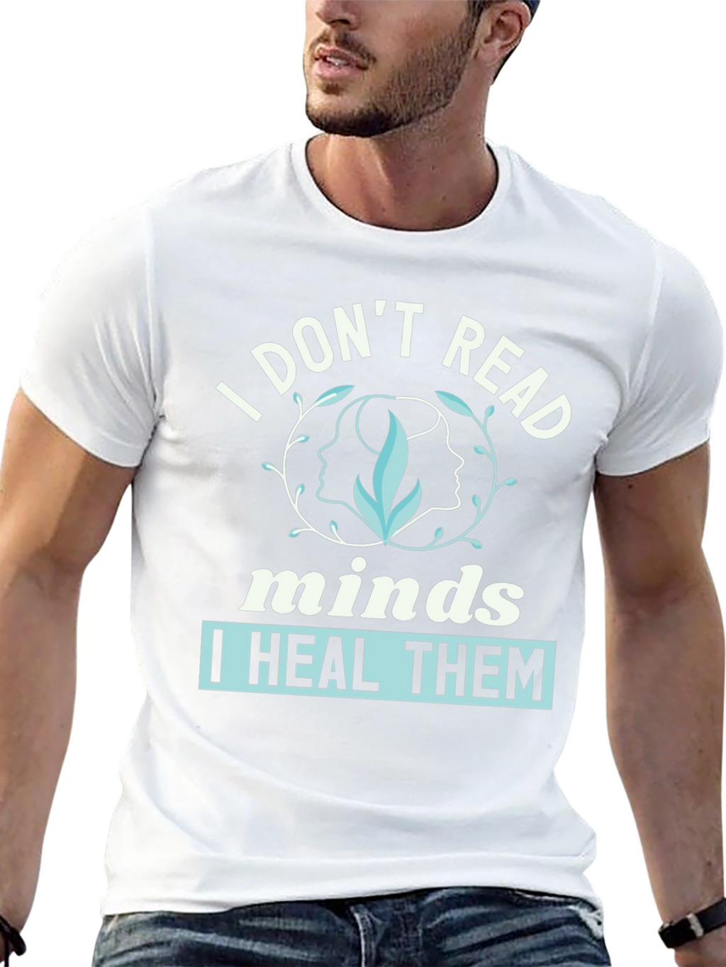 I Dont Read Minds I Heal Them Graphic Tee