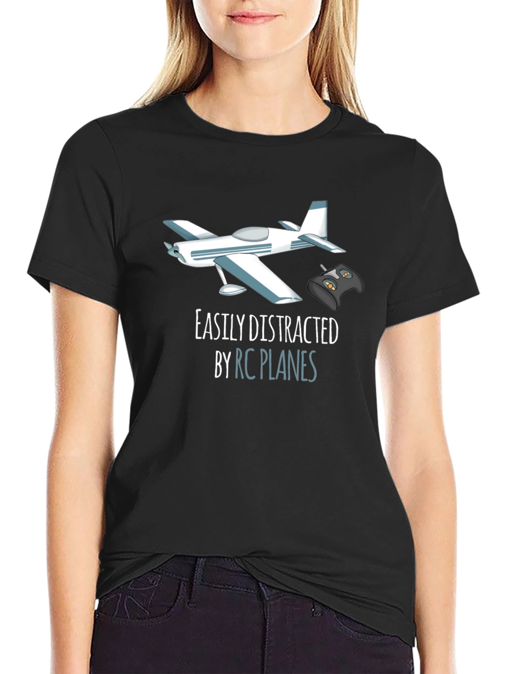 RC Plane T-Shirt - Easily Distracted