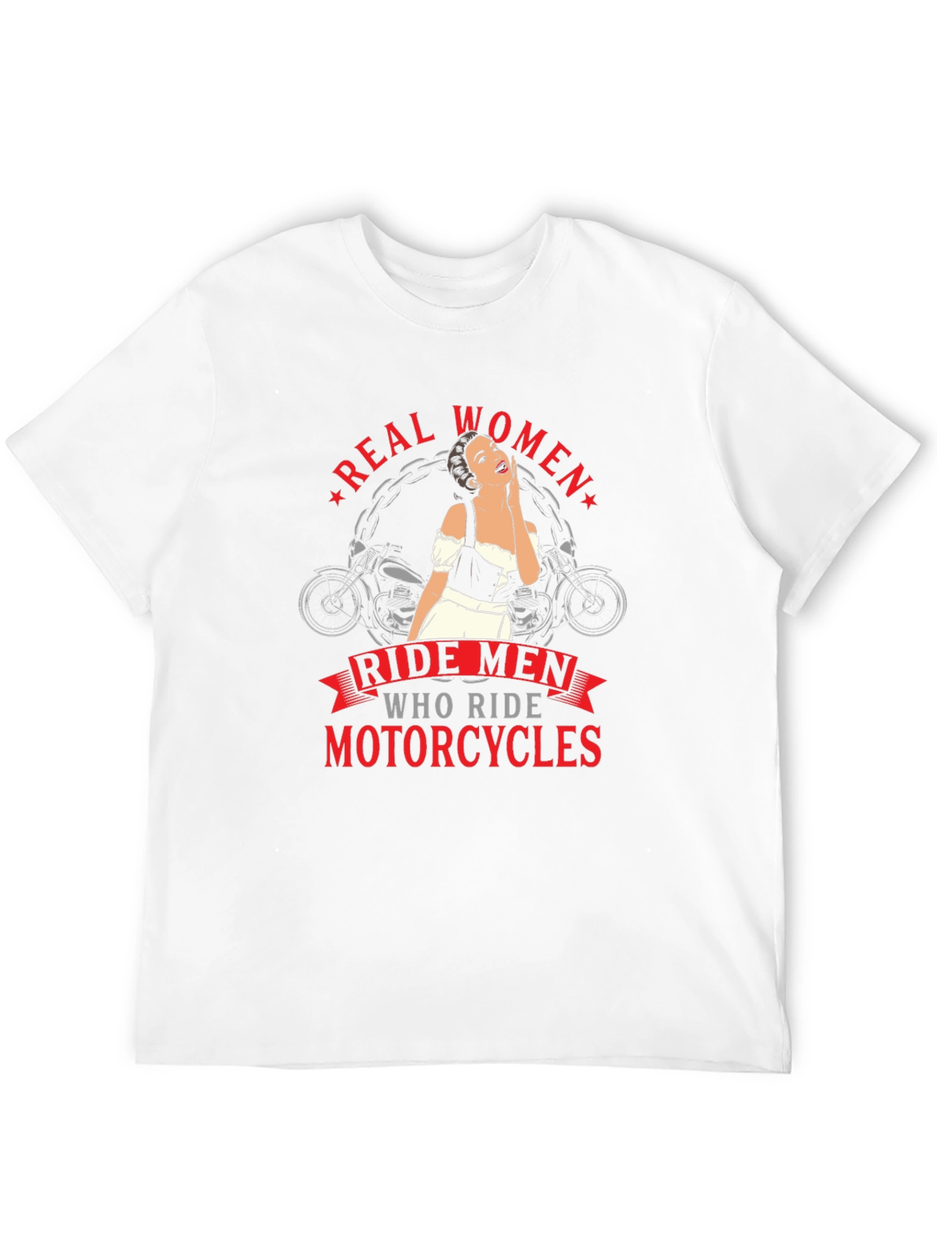 Real Women Ride Motorcycles Graphic Tee