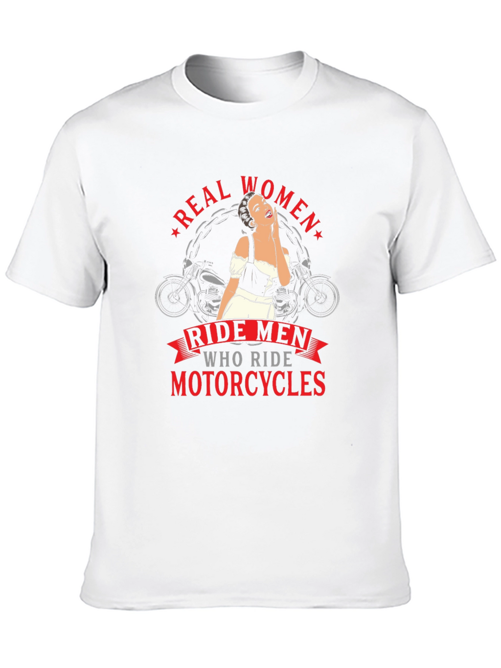 Real Women Ride Motorcycles Graphic Tee