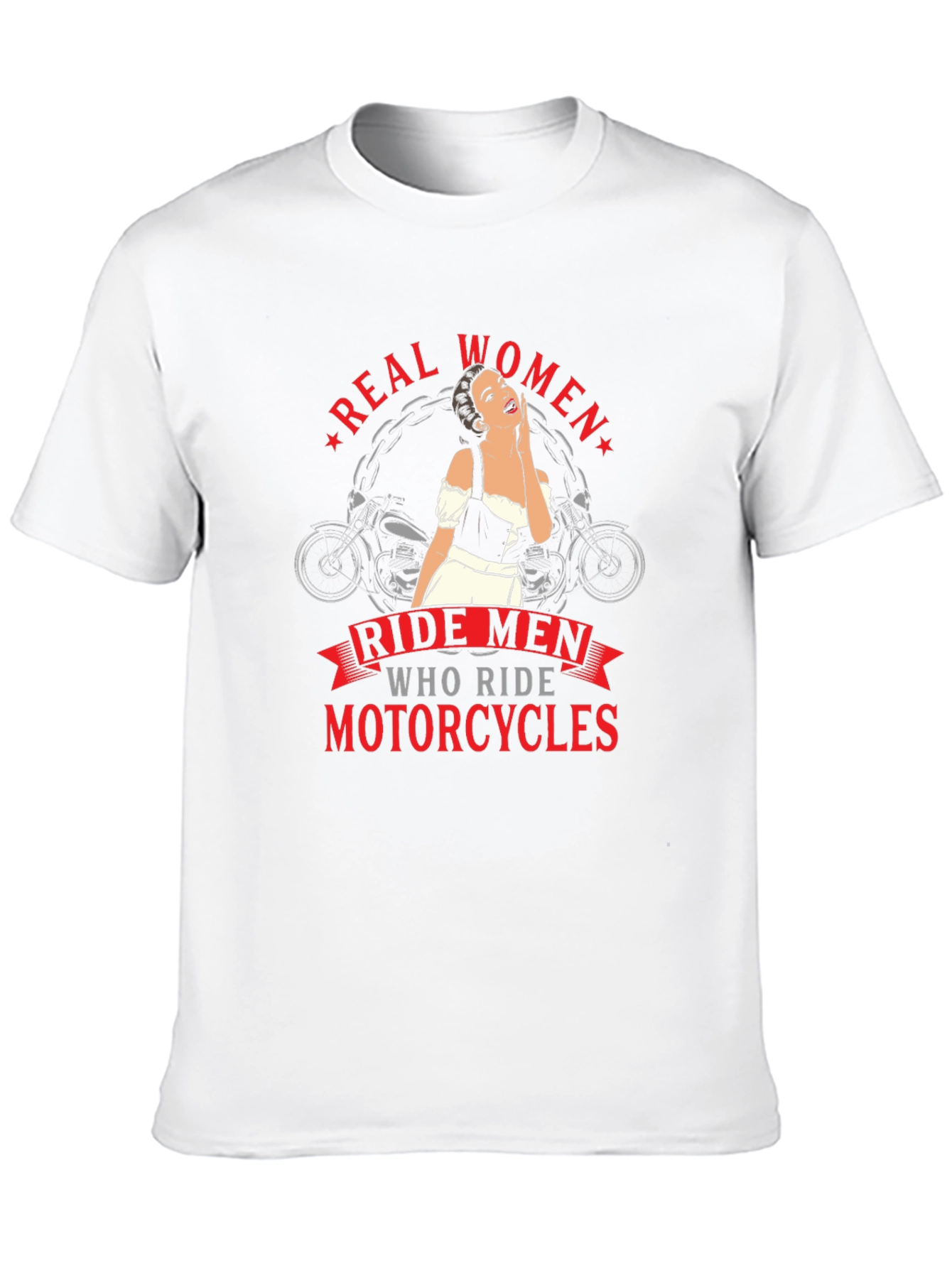 Real Women Ride Motorcycles Graphic Tee
