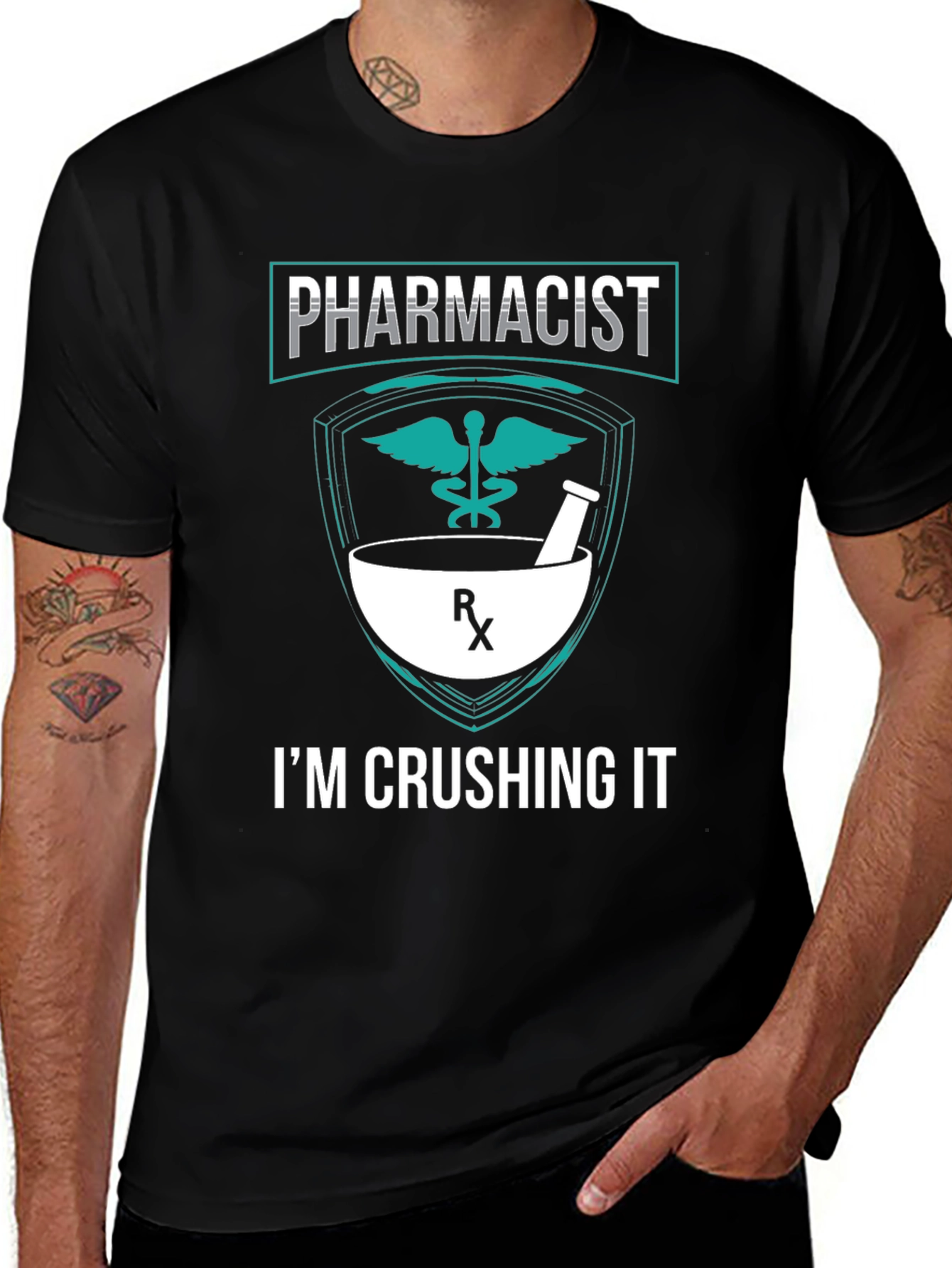 Pharmacist Crushing It Graphic T-Shirt