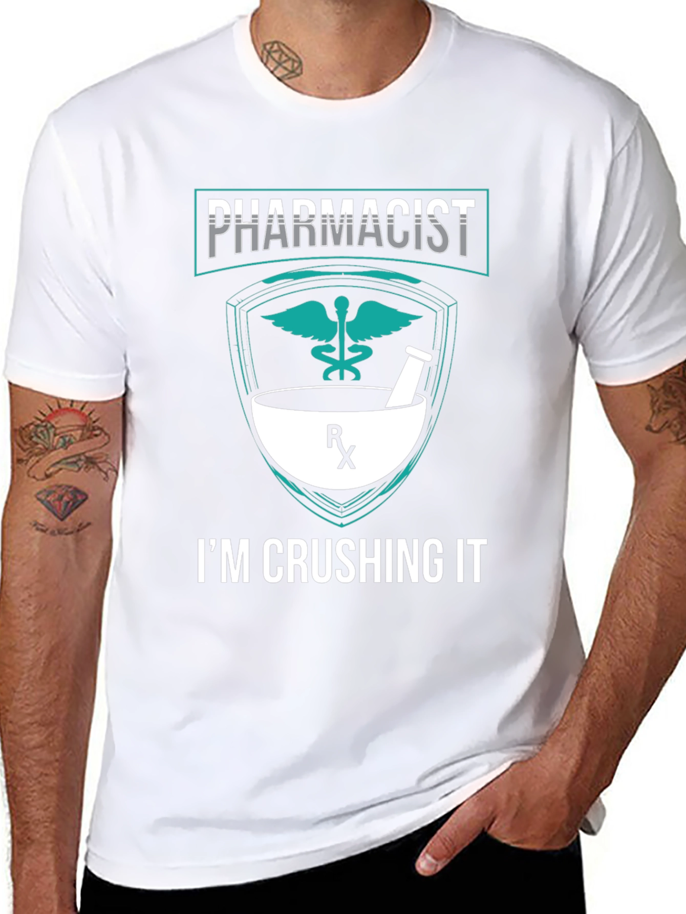 Pharmacist Crushing It Graphic T-Shirt