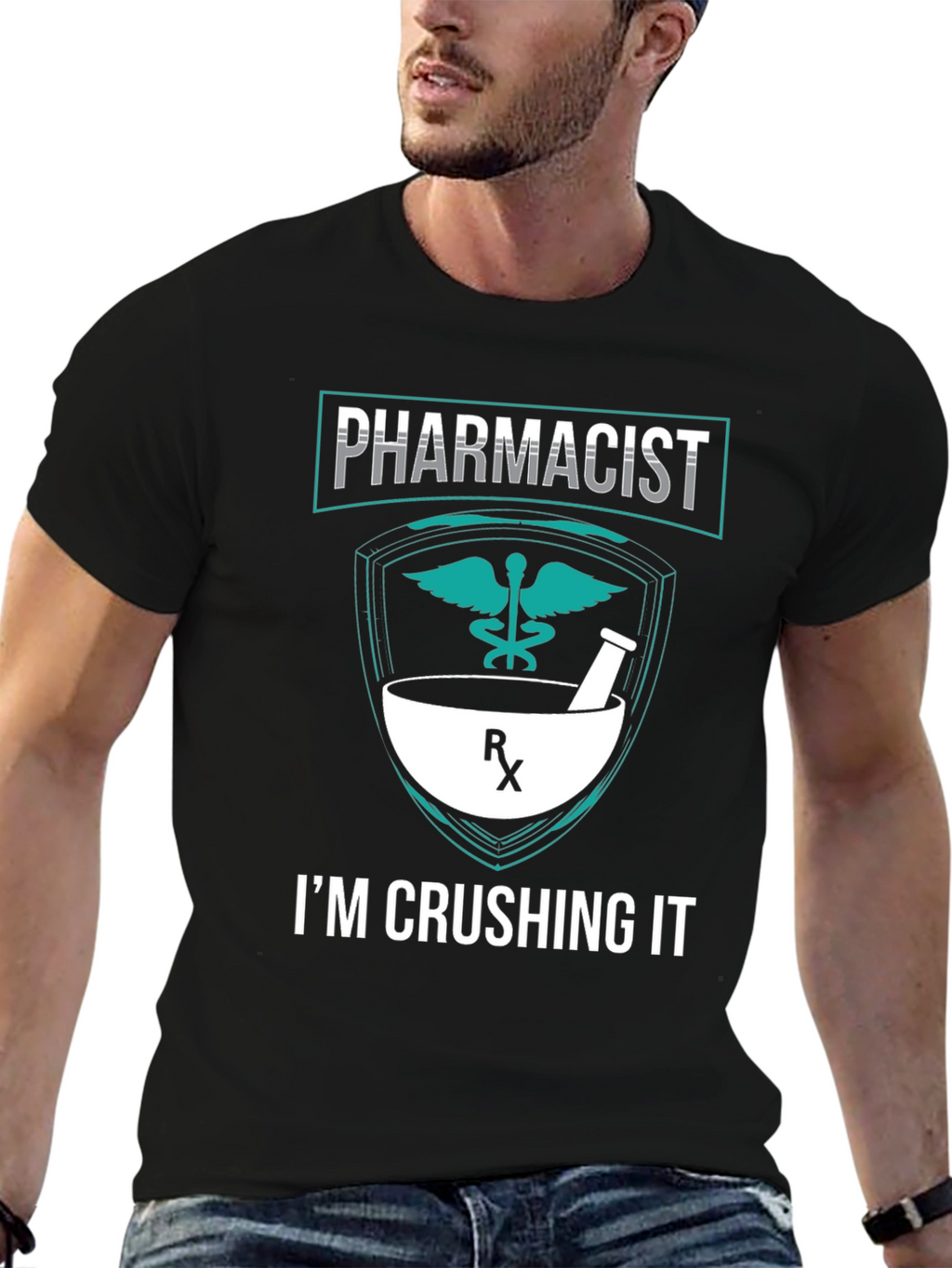Pharmacist Crushing It Graphic T-Shirt