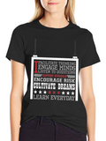 Inspiring Teacher T-Shirt: Facilitate Engage Cultivate