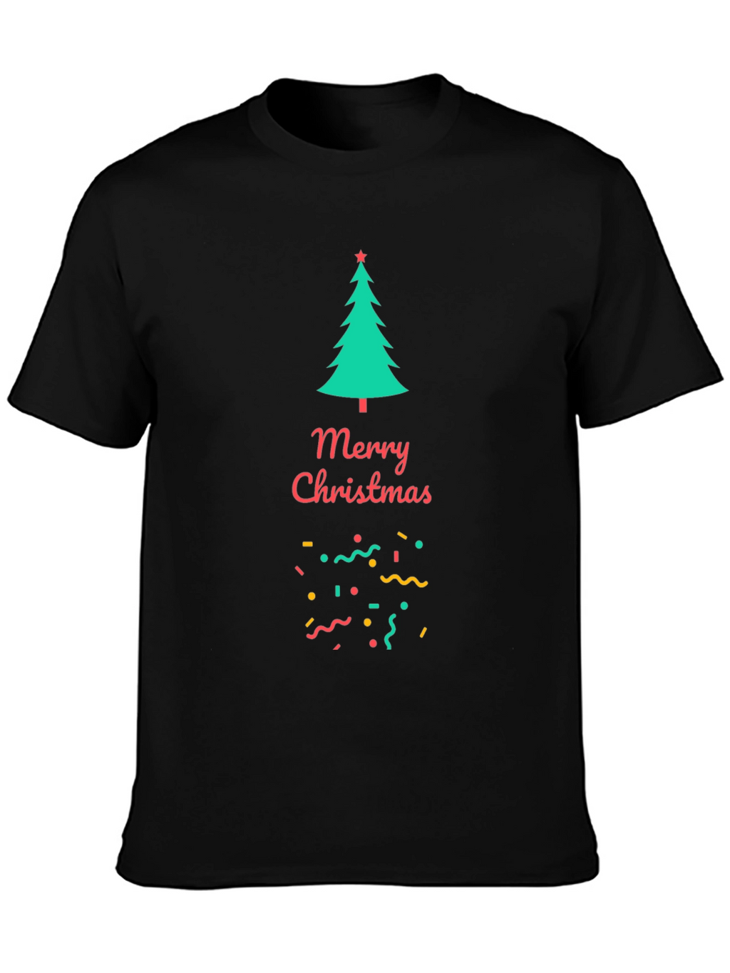 Festive Christmas Tree Graphic Tee