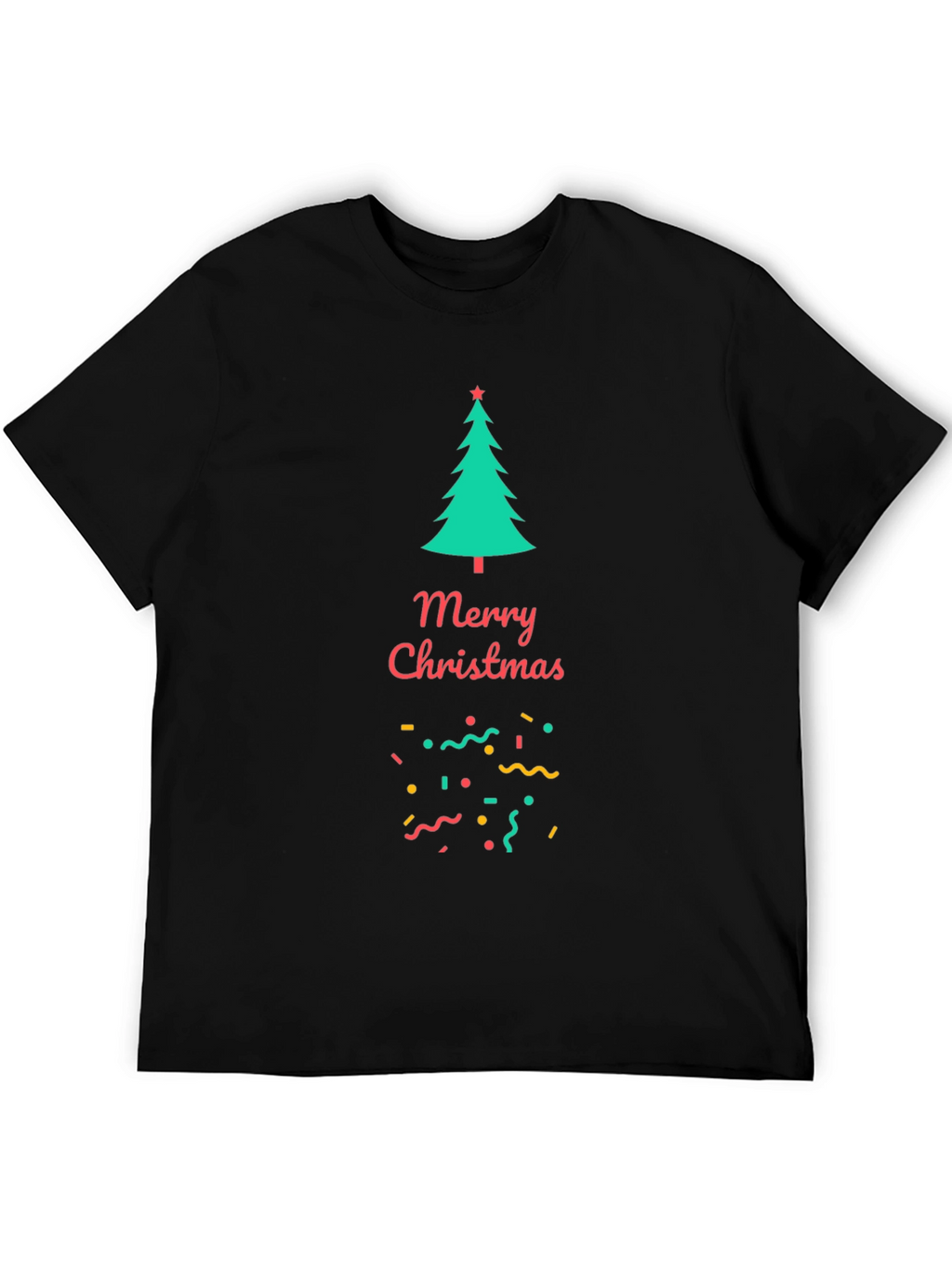 Festive Christmas Tree Graphic Tee