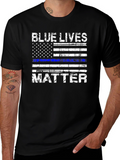 Blue Lives Matter Flag T-Shirt