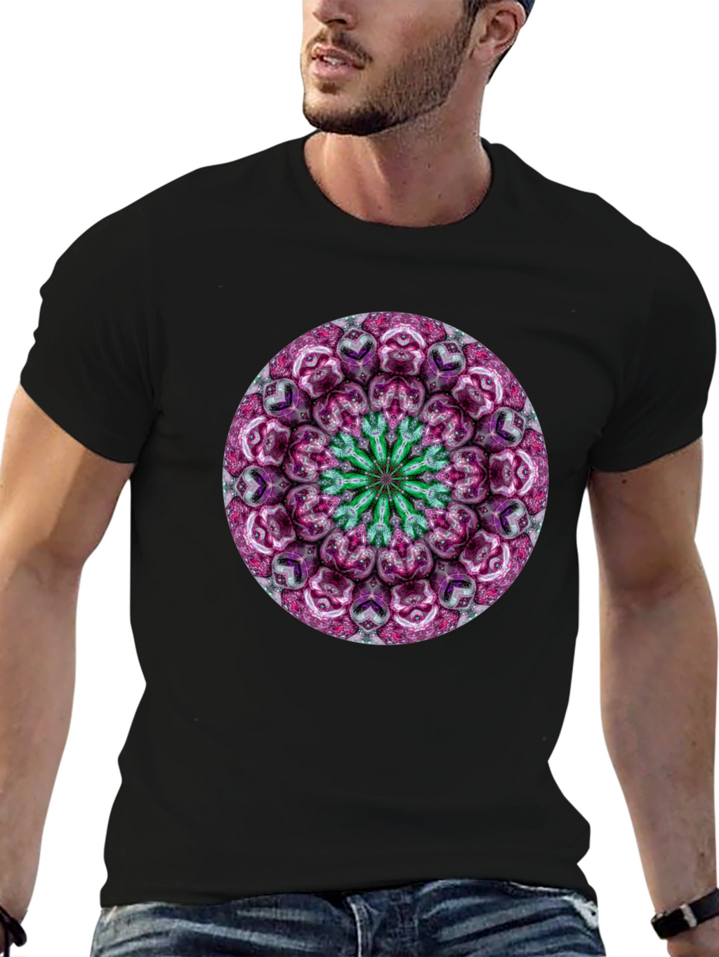 Mandala Graphic Print T-Shirt